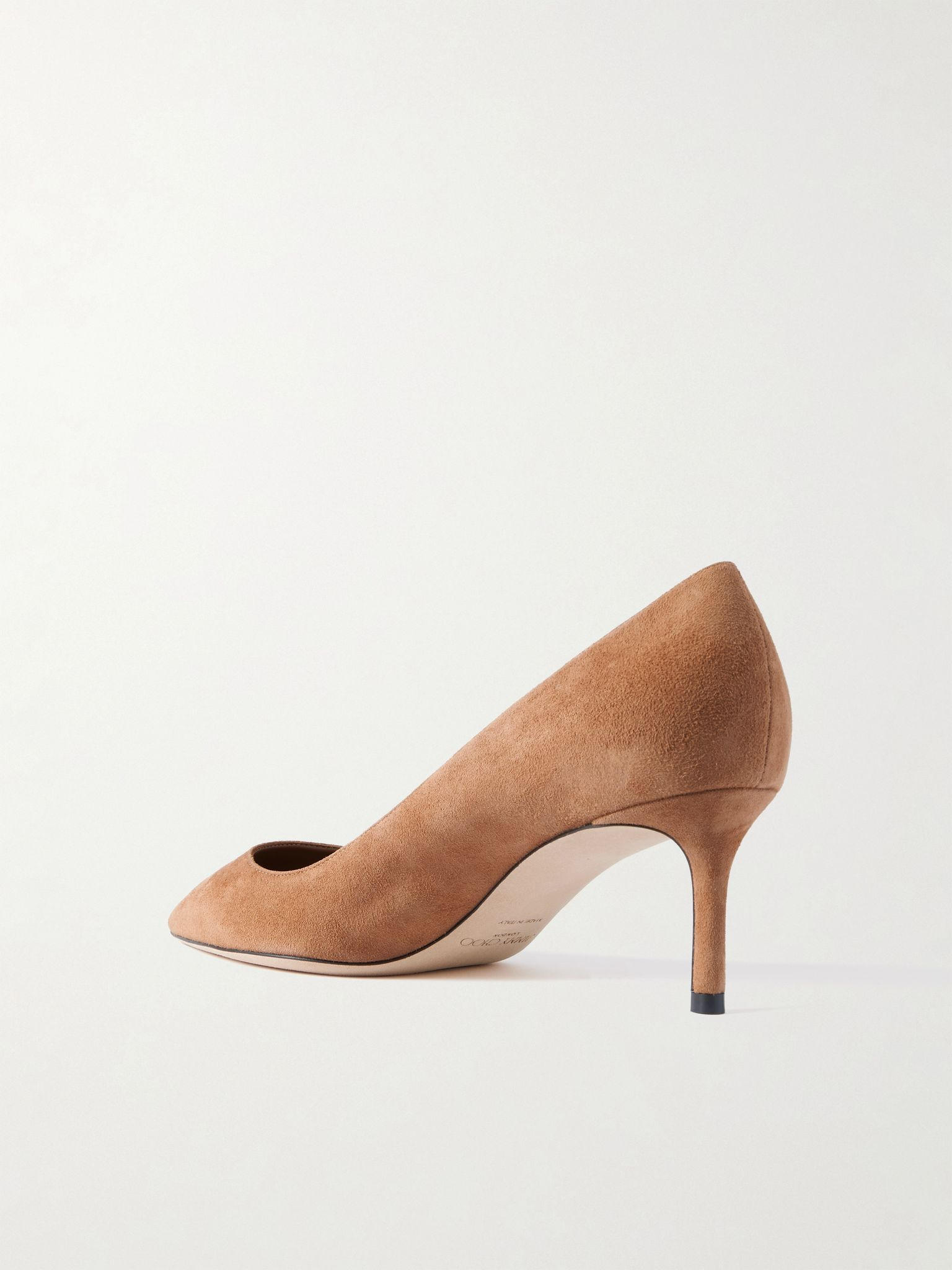 Romy 60 suede pumps Tan - 3