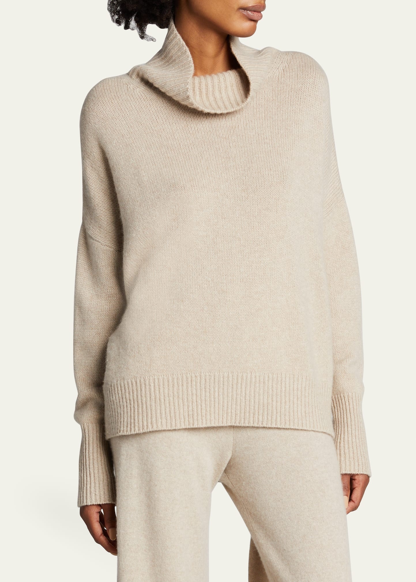 Heidi Cashmere Turtleneck Sweater - 4