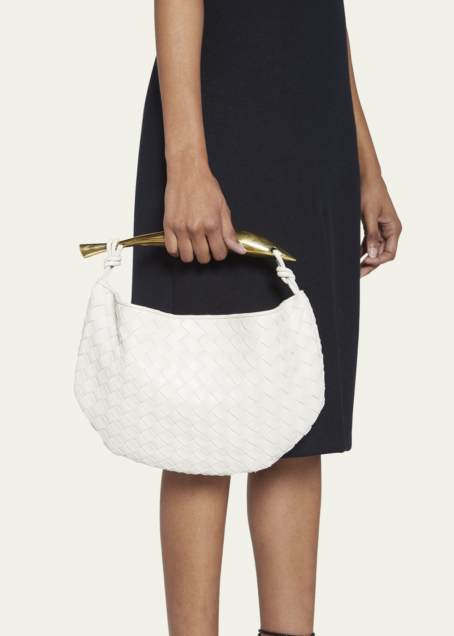 Sardine Intrecciato Napa Top-Handle Bag - 2