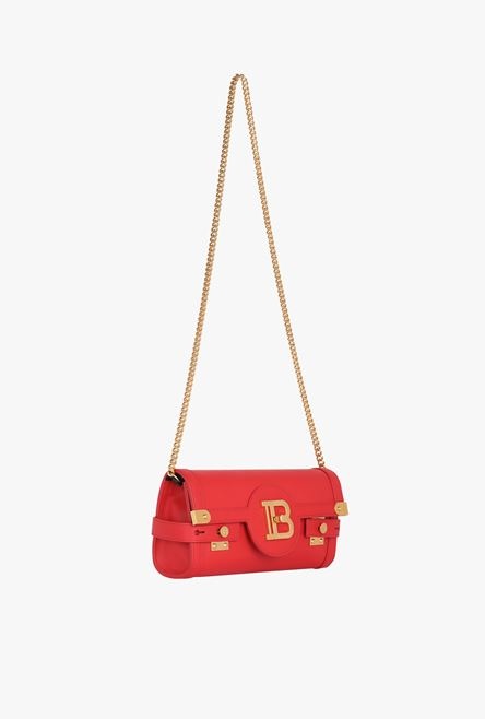 Smooth red leather B-Buzz 23 clutch bag - 6