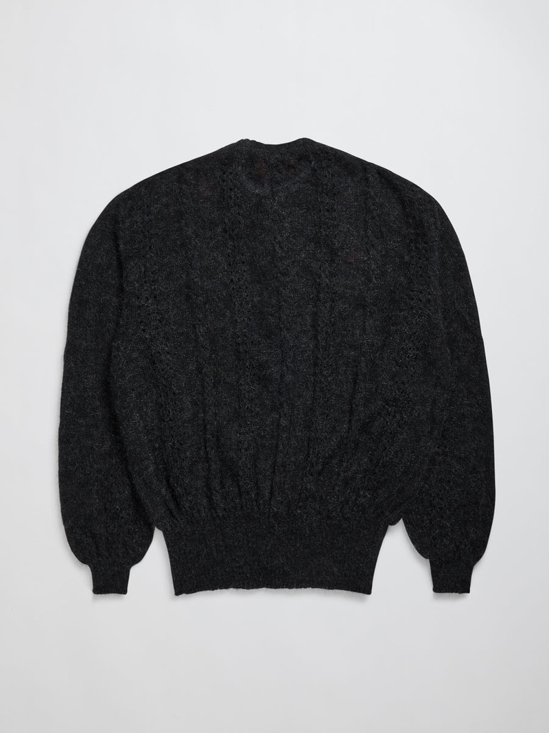 Cormagliano Mohair Cardigan Black 6