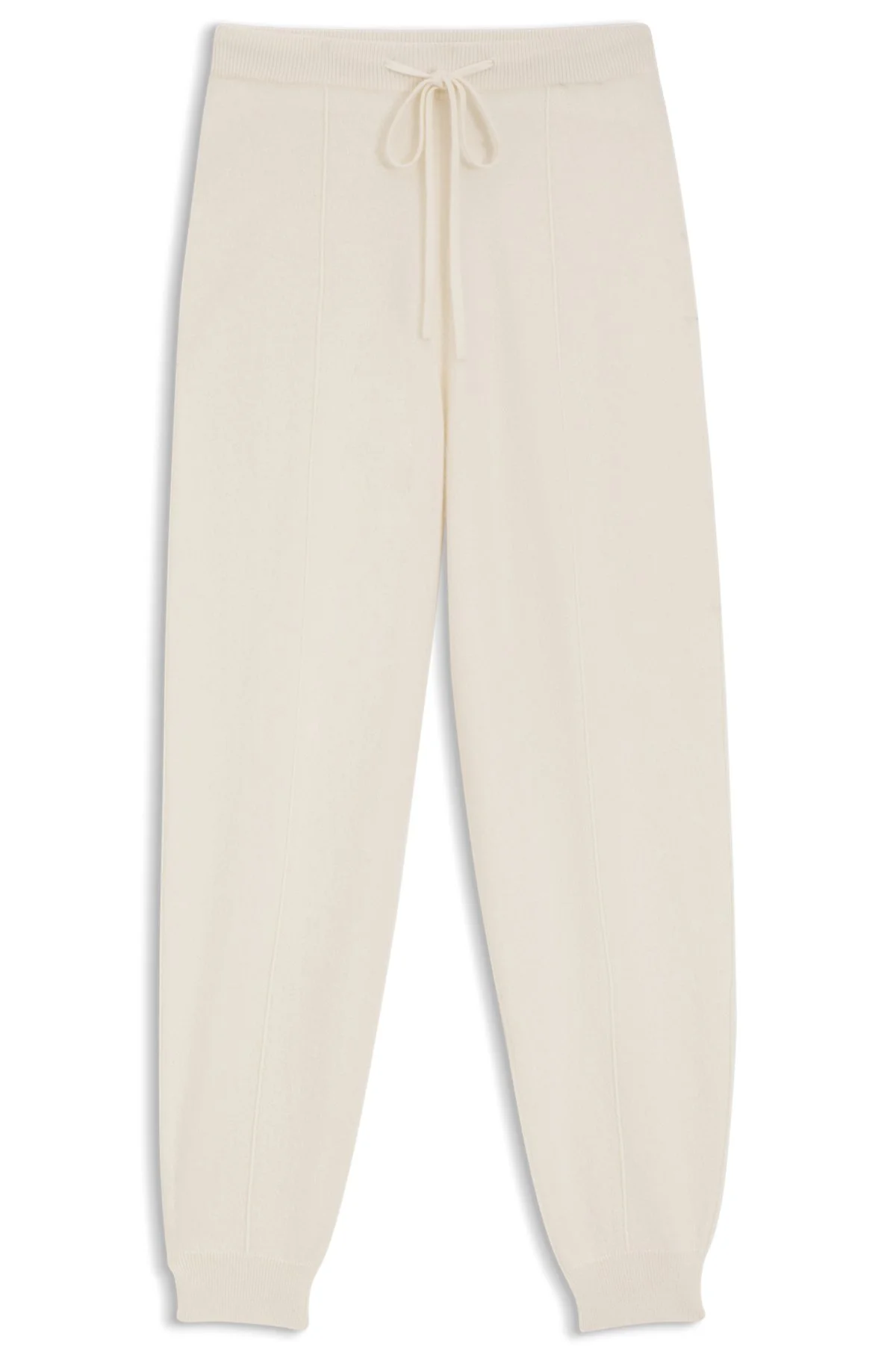 CASHMERE TRACKSUIT BOTTOMS WITH CUFFED HEMS - 1