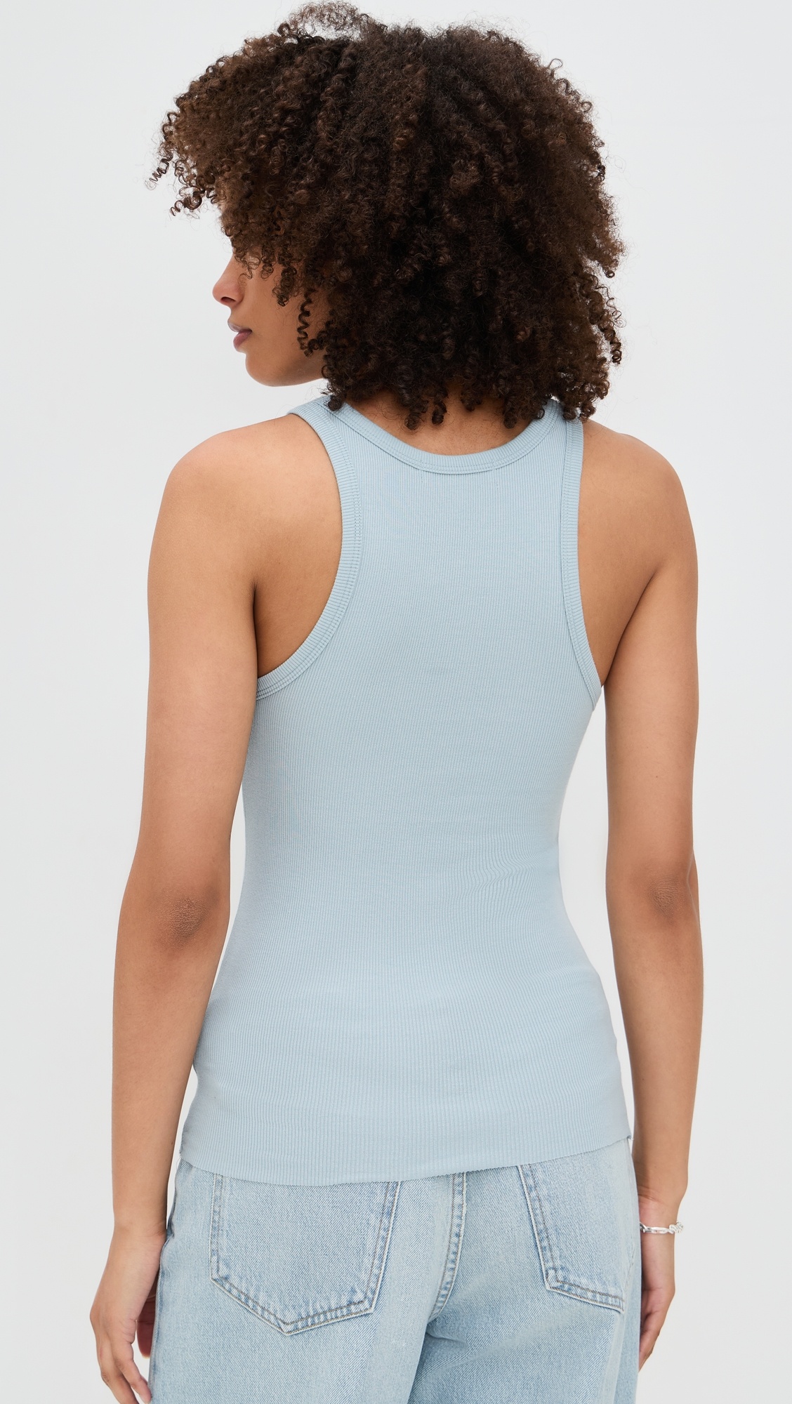 High Neck Fitted Tank - 2