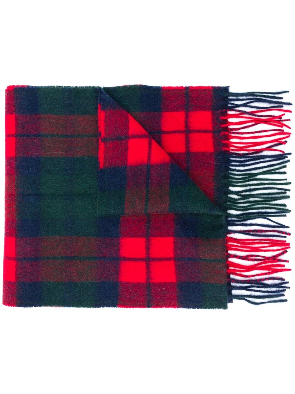 new check print scarf - 1