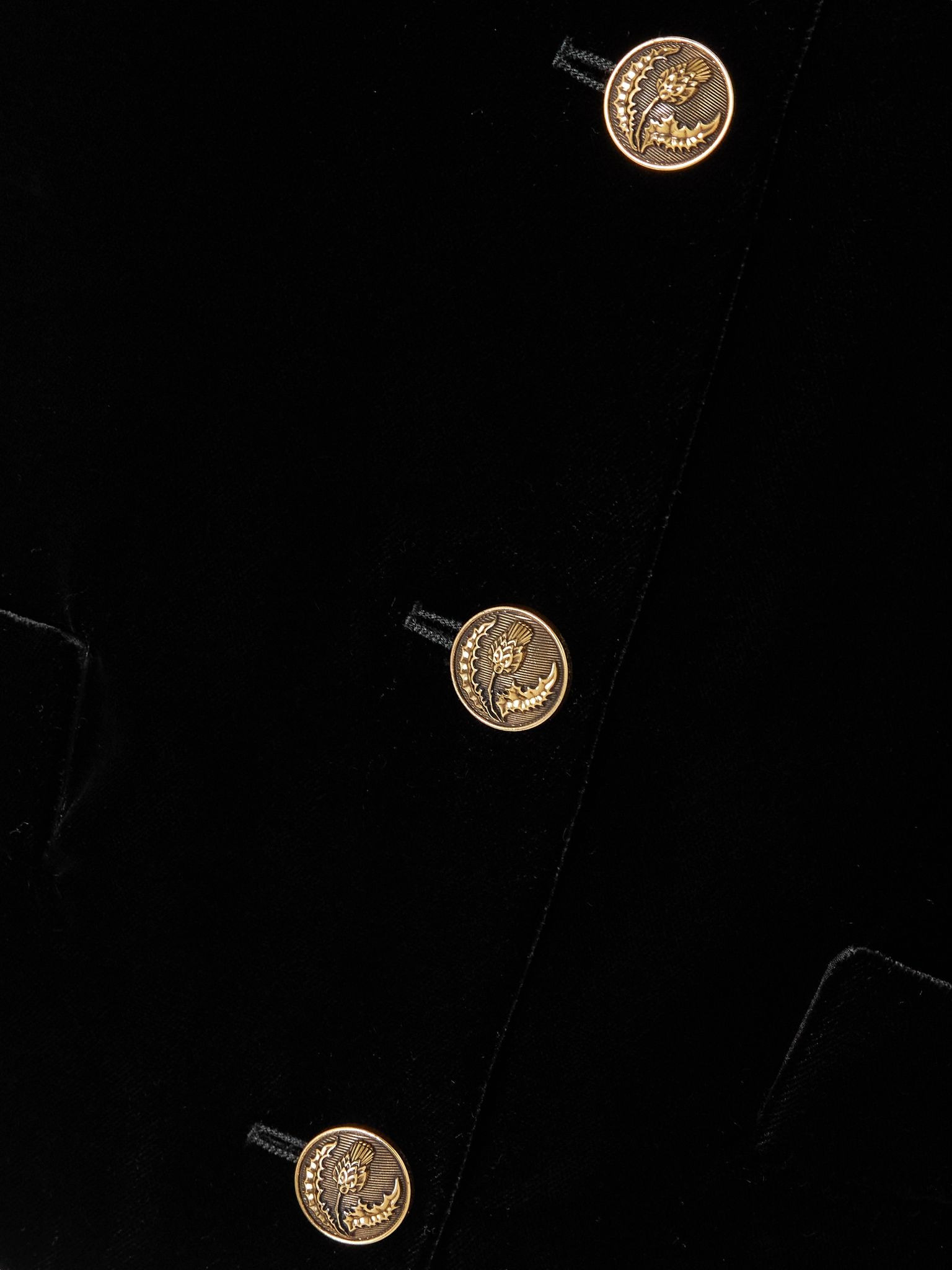 Stephanie velvet jacket Black - 4