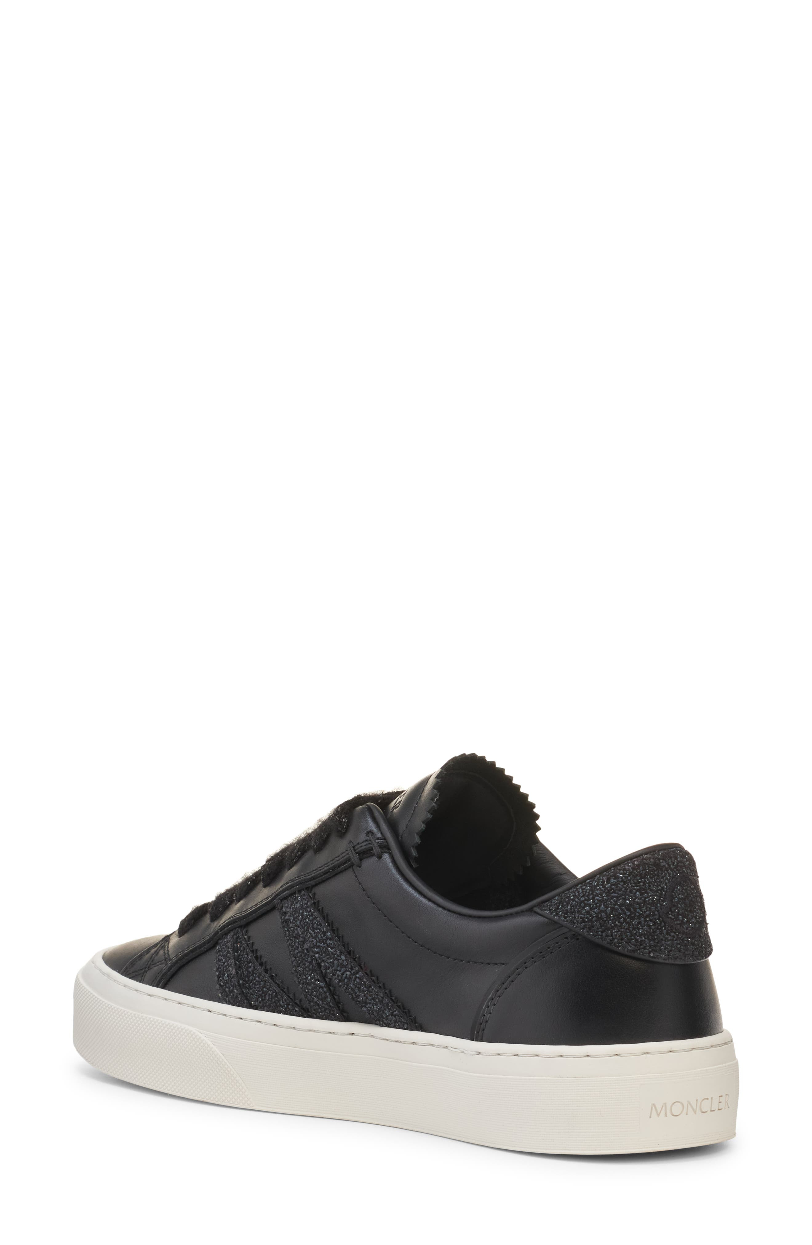 Moncler Monaco 2 Low Top Sneaker in Black at Nordstrom - 2