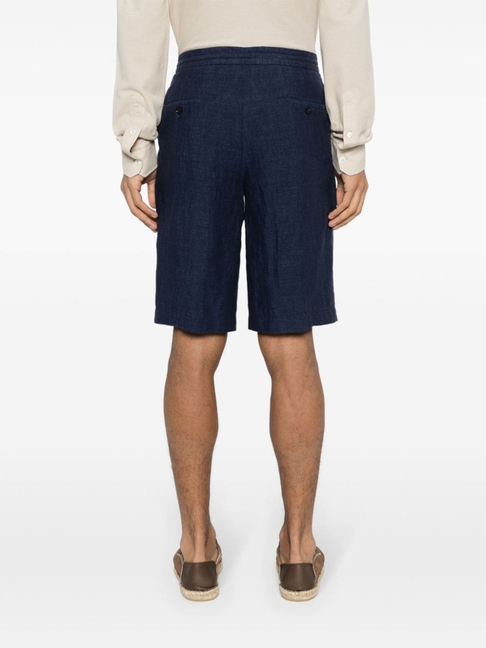 linen chino shorts - 4