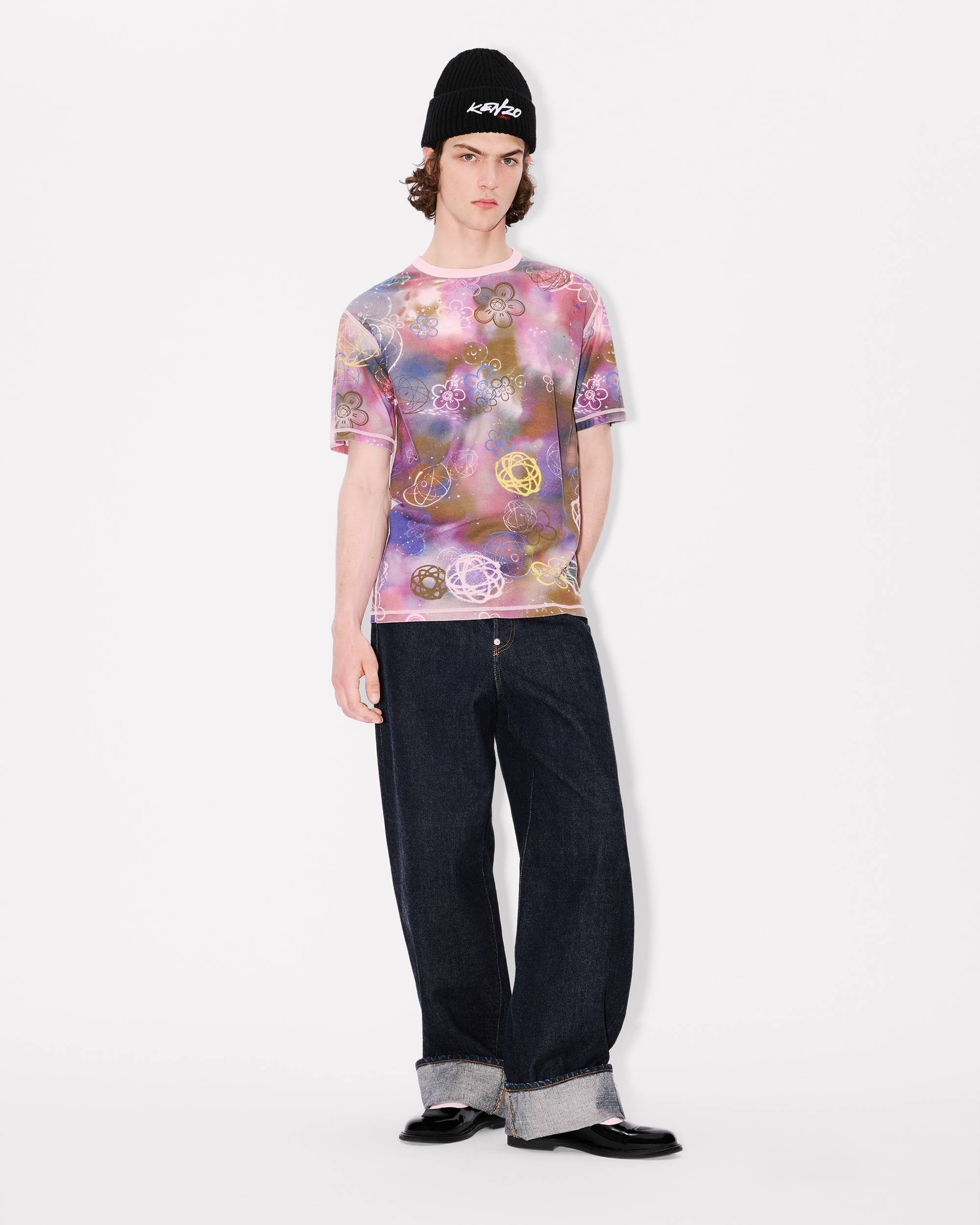 'Kenzo x Futura 2000' reversible T-shirt in cotton - 12
