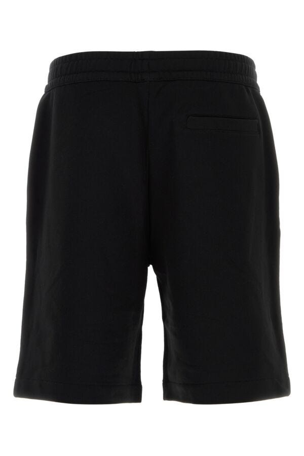 Burberry Man Black Cotton Bermuda Shorts - 2