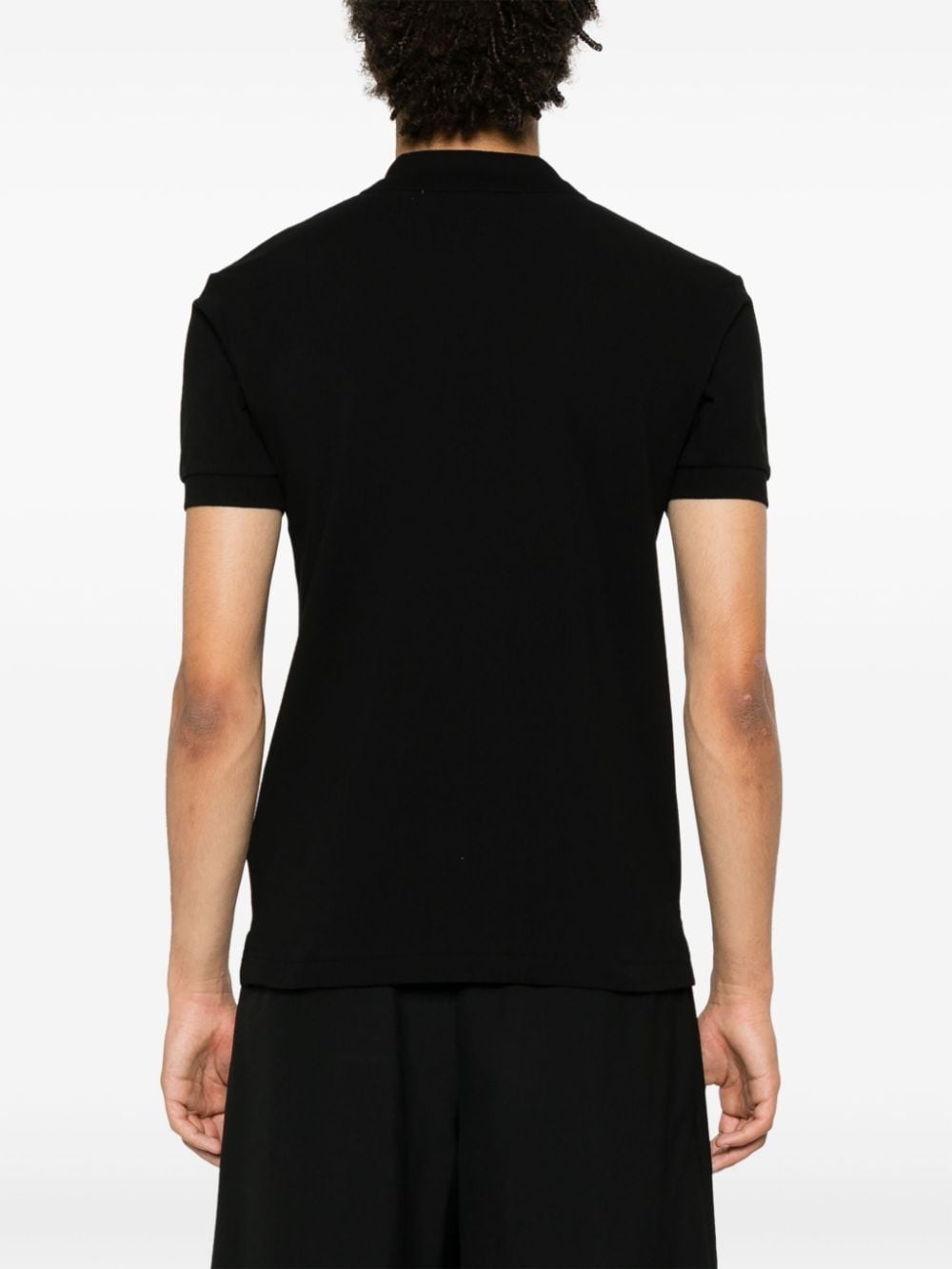 heart-patch cotton polo shirt - 5