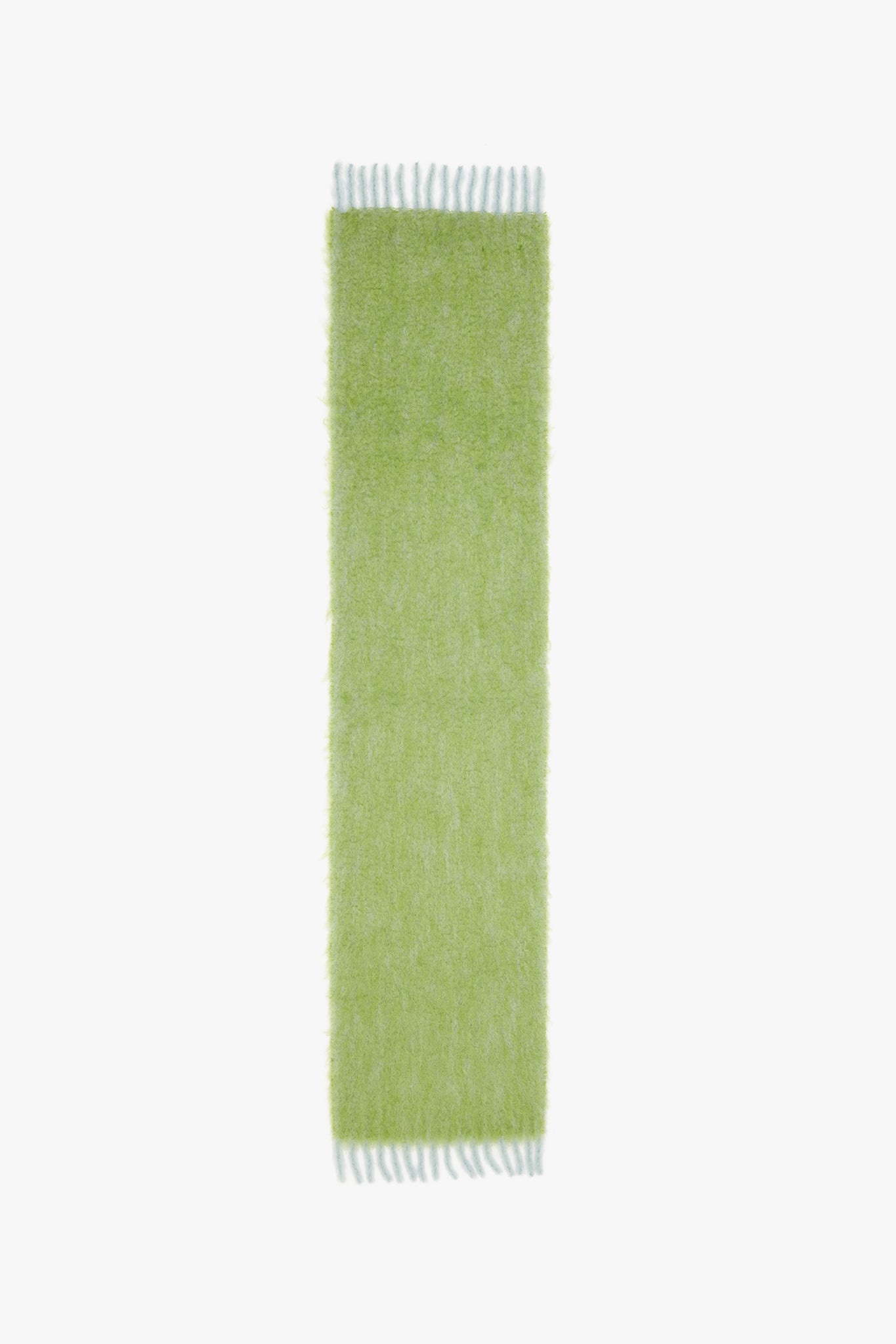 EXCLUSIVE Mohair Scarf In Apple Green - 3