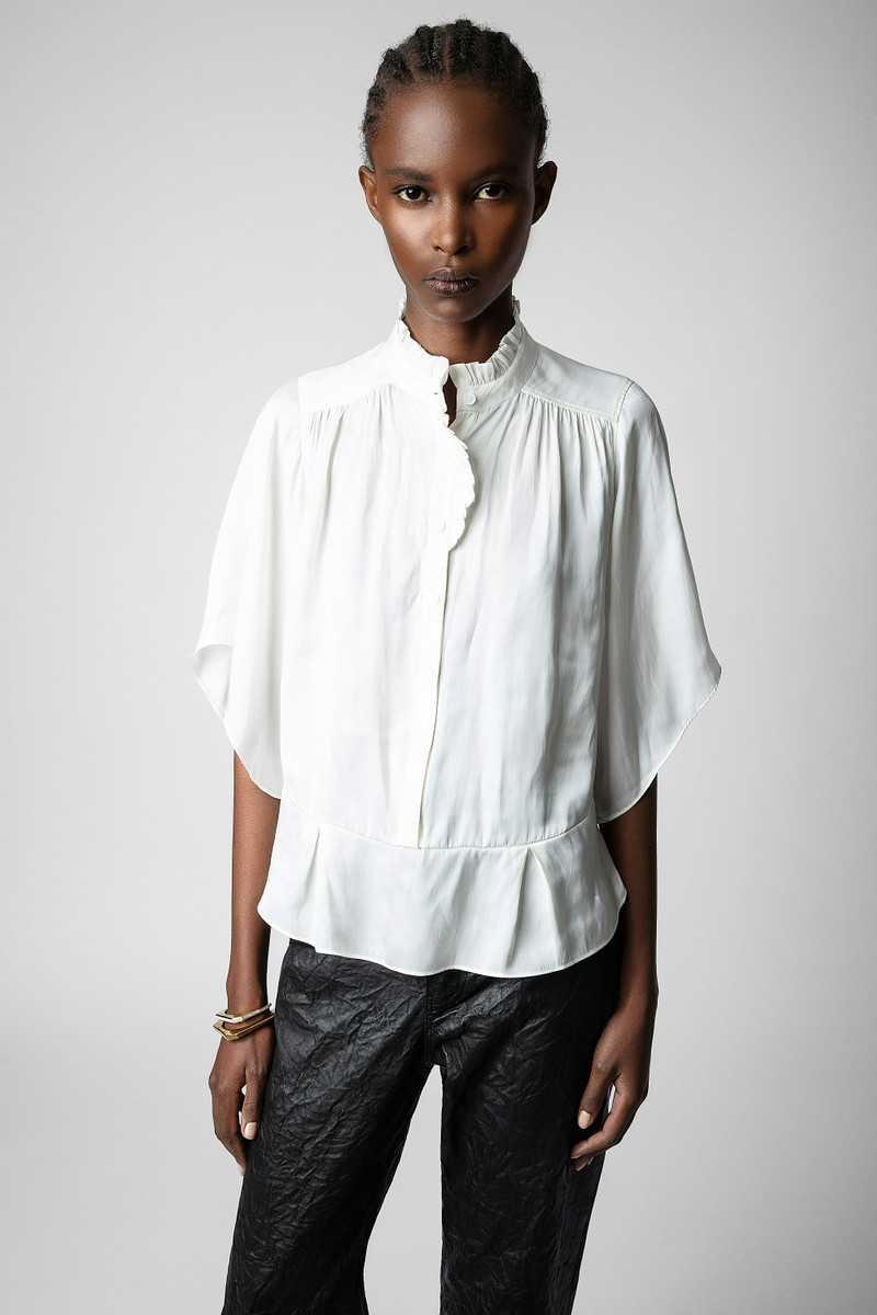 Zadig & Voltaire Taro Satin Top outlook