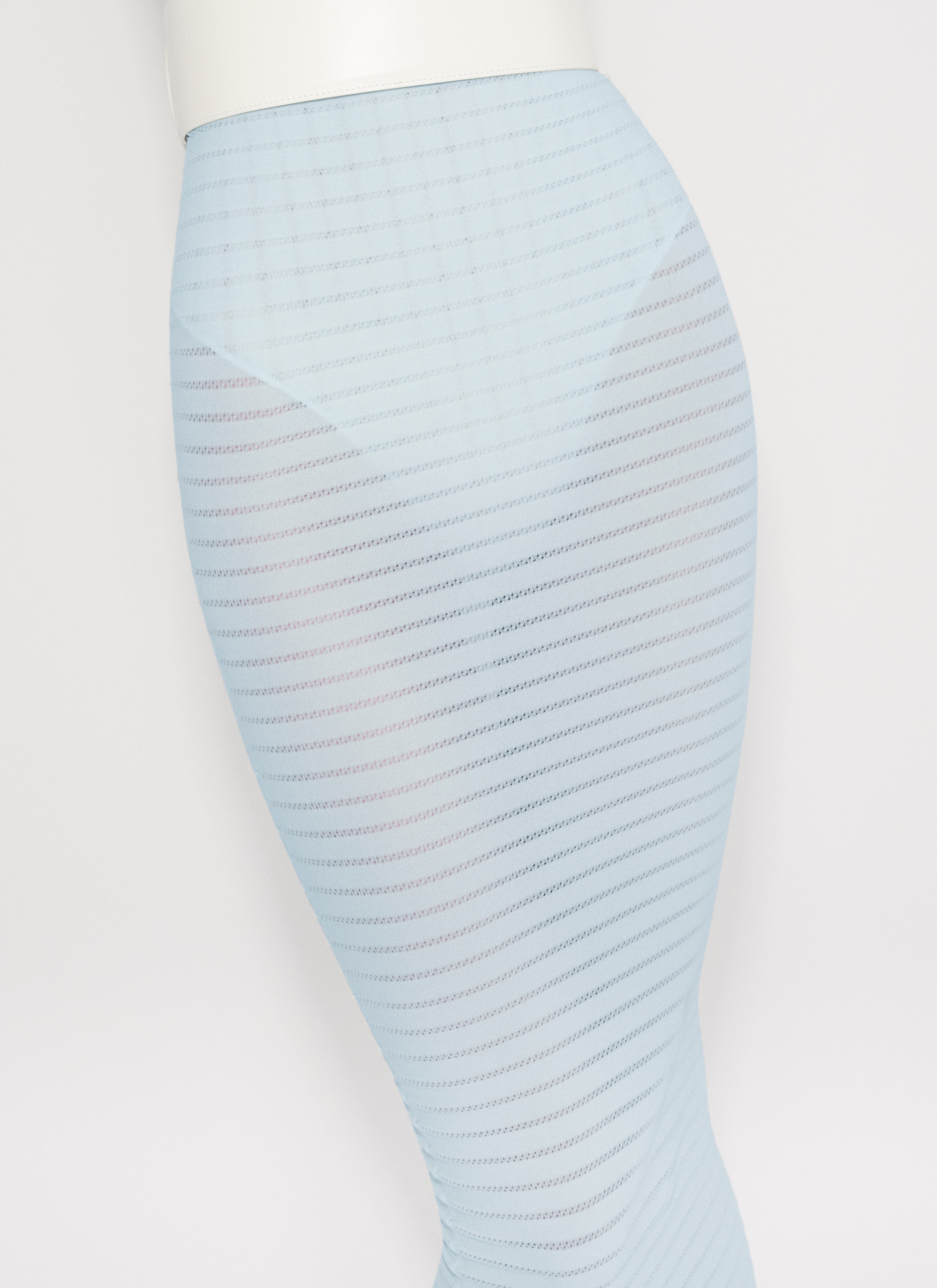 STRIPPED TUBE SKIRT - 5