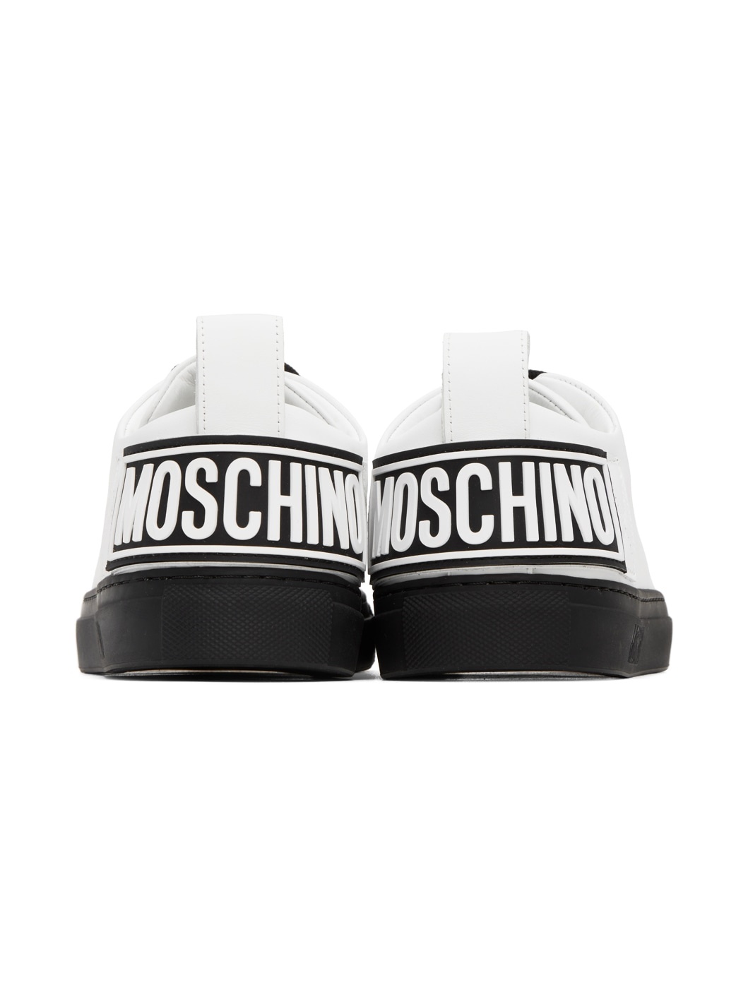 White Embossed Sneakers - 2