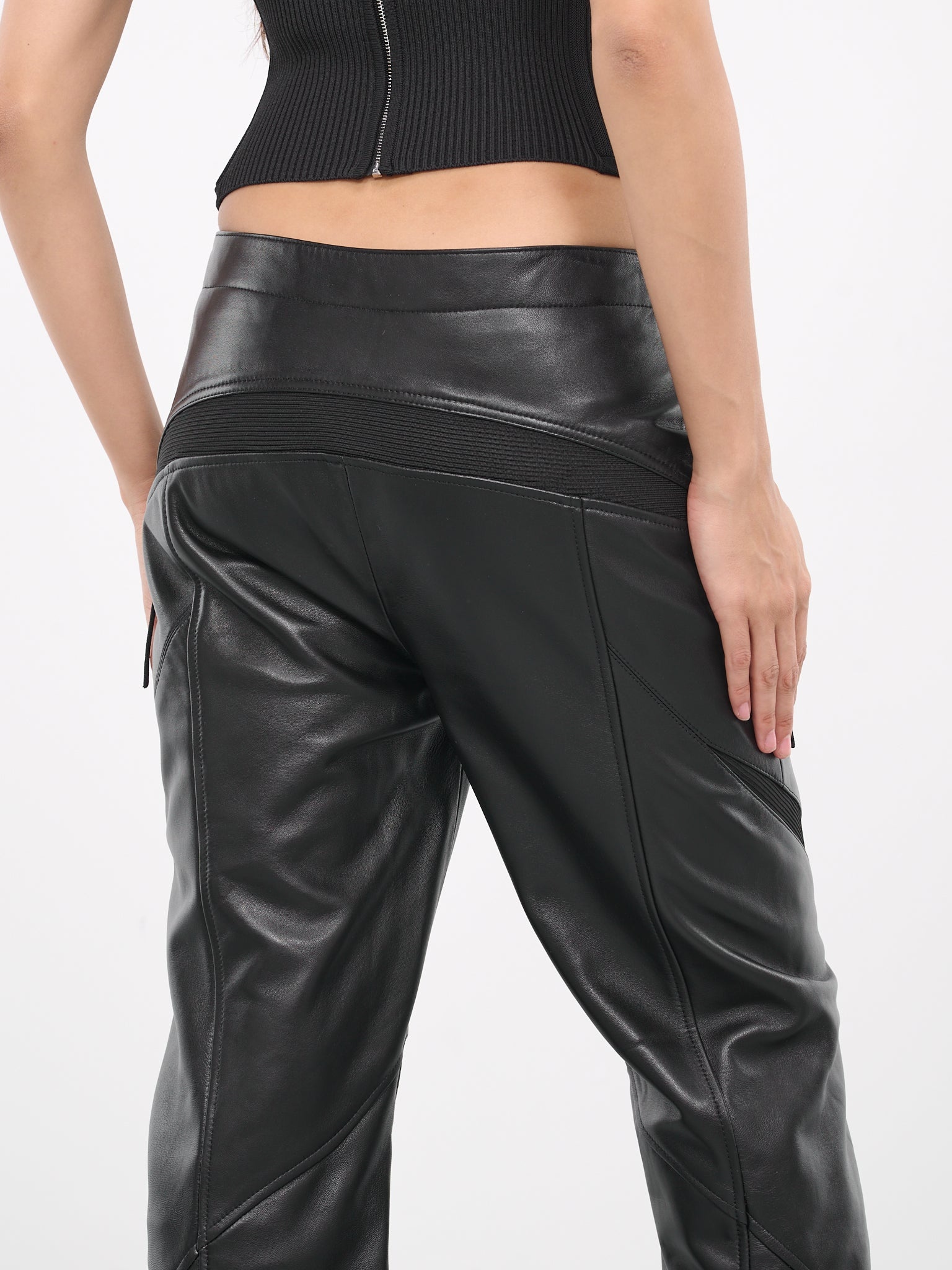Leather Moto Pants - 5