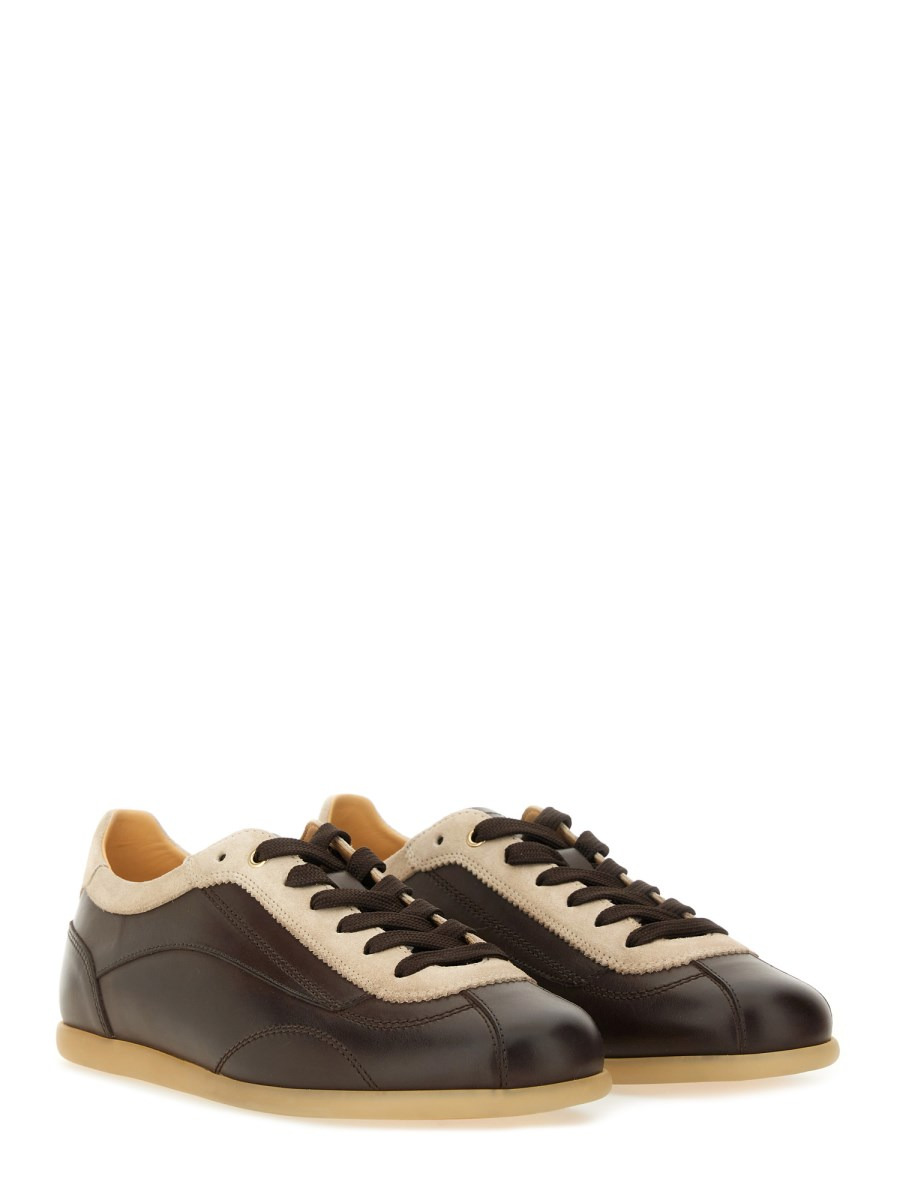 LEATHER AND SUEDE SNEAKER - 2