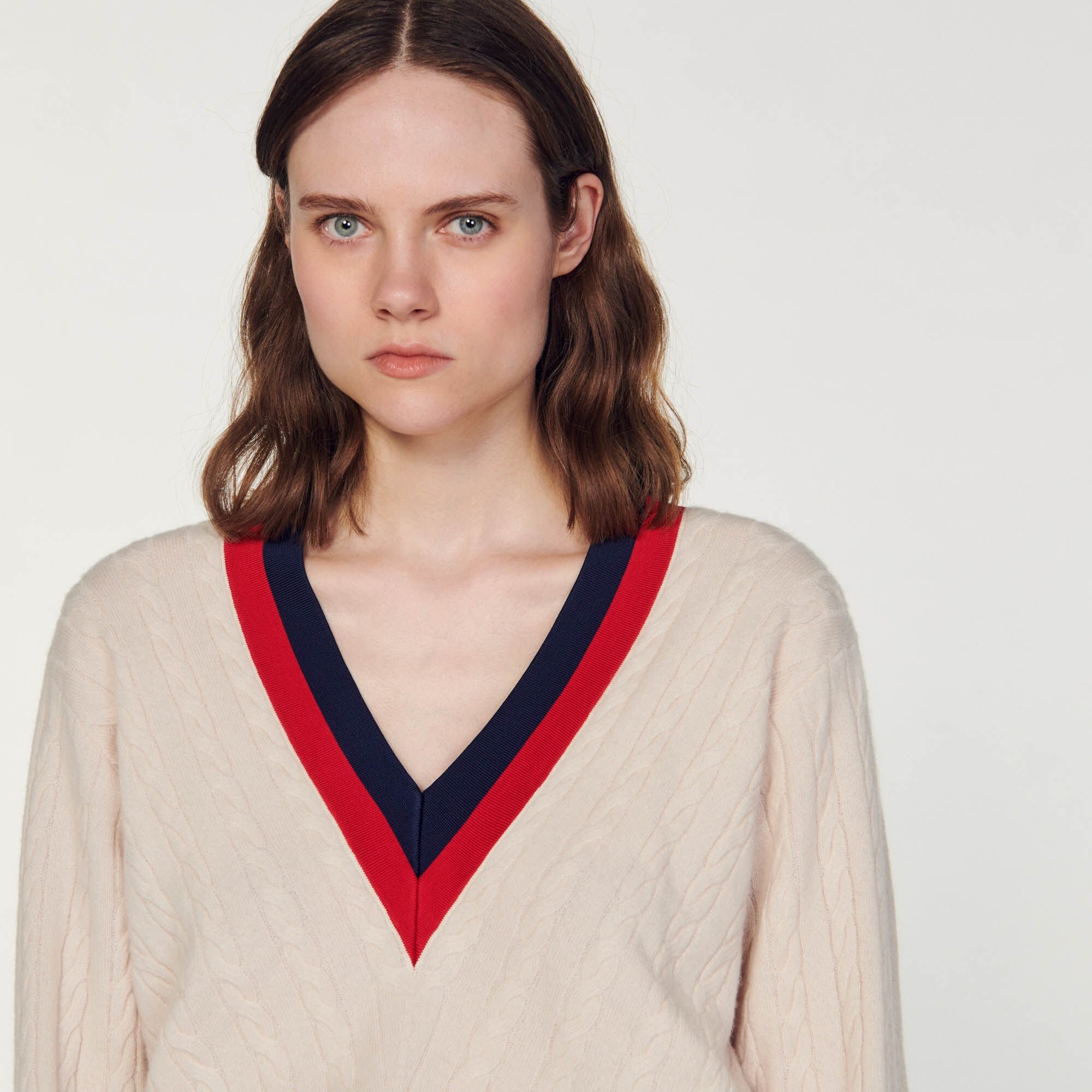 CABLE KNIT SWEATER - 4