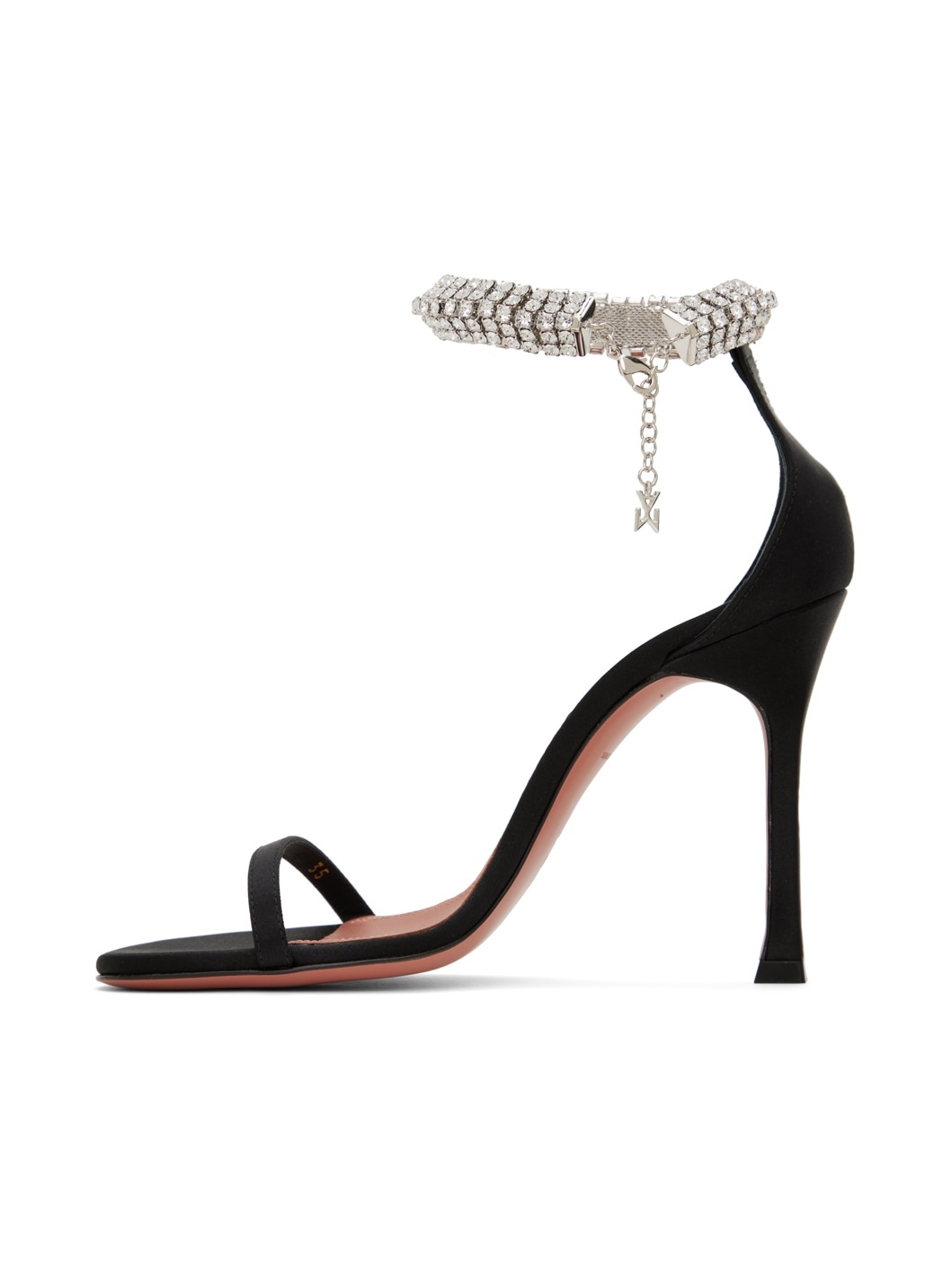 Black Iman Heeled Sandals - 3
