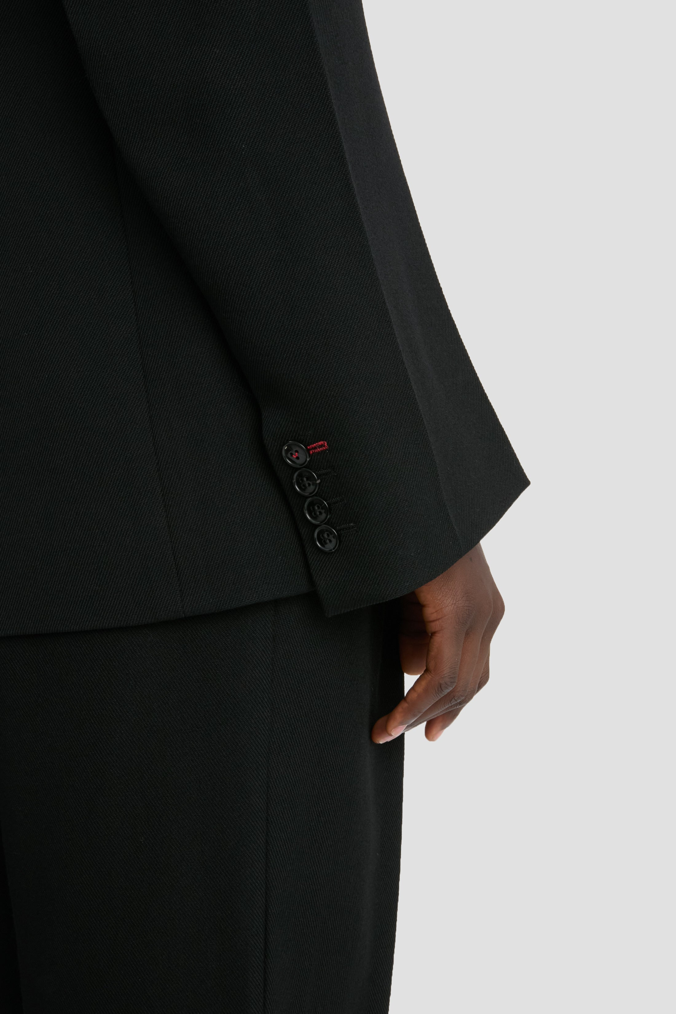 Sculptural Sleeve Jacket In Black - 5