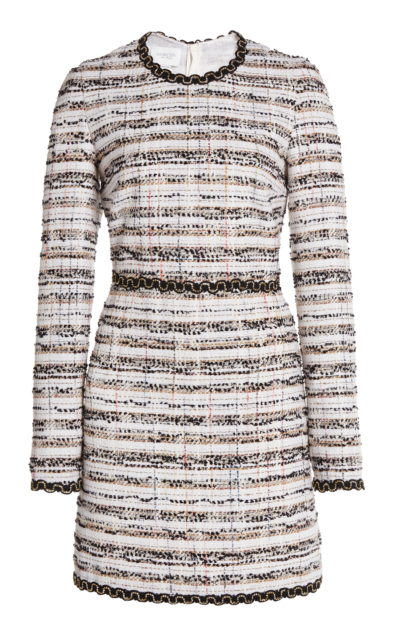 Textured Cotton-Blend Bouclé Mini Dress multi - 1