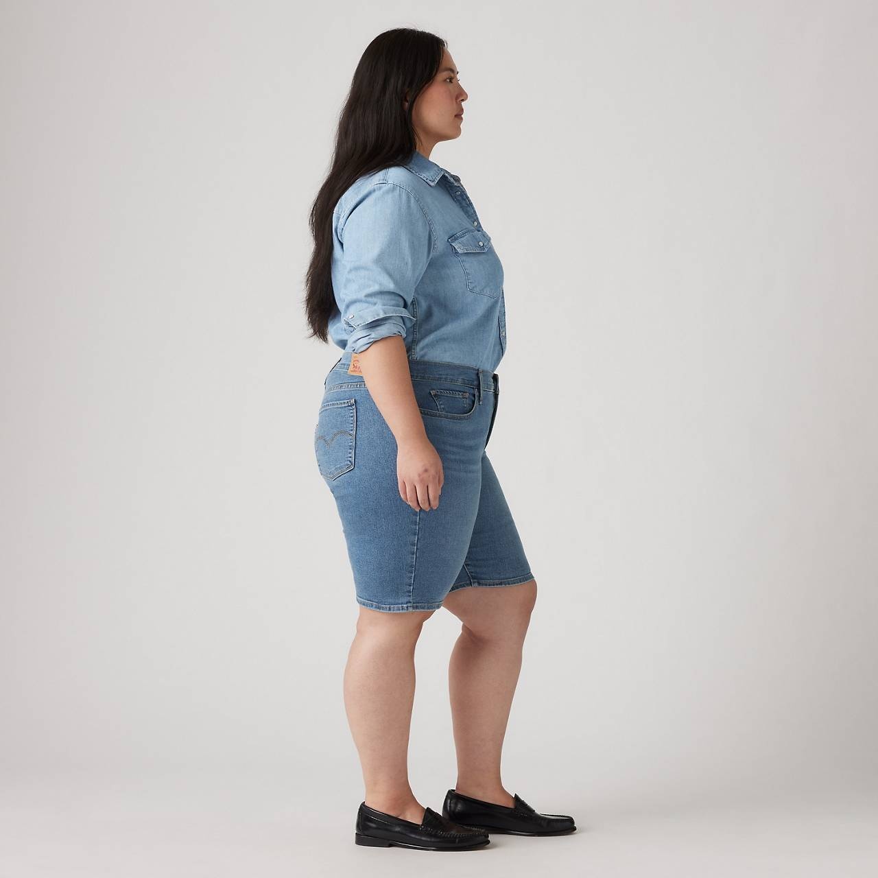 SHAPING BERMUDA WOMEN'S SHORTS (PLUS SIZE) - 3