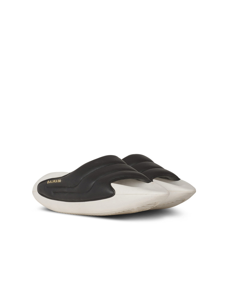 Balmain Quilted leather B-IT mules outlook