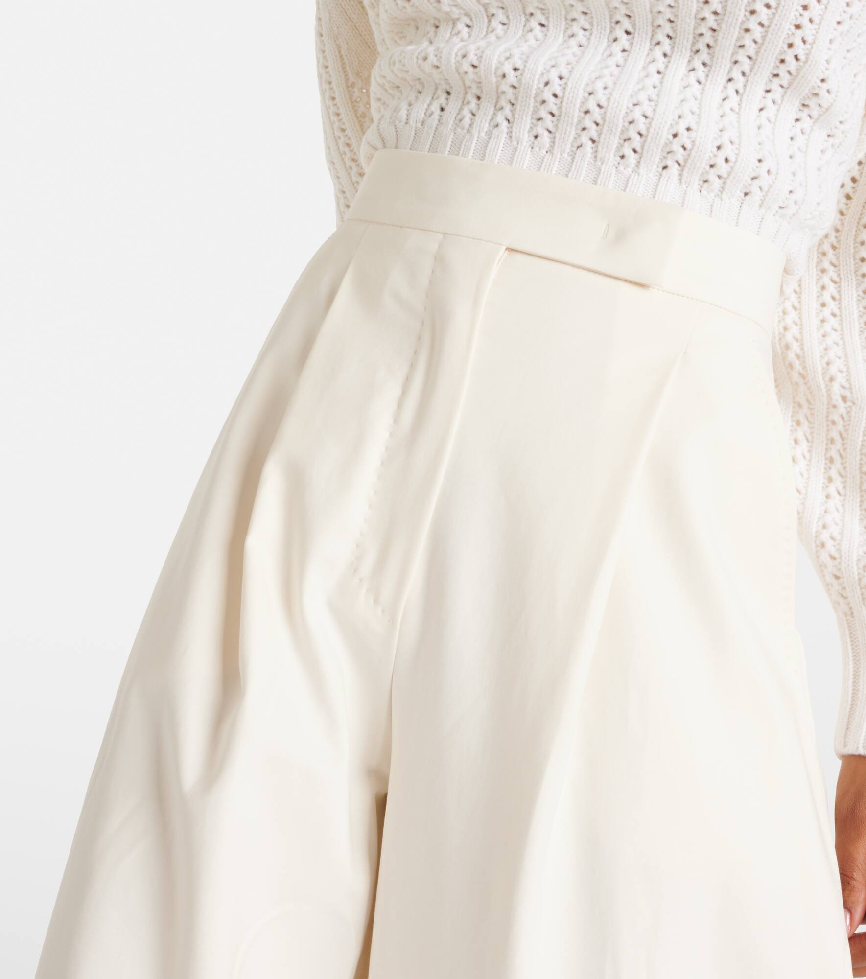 Avoriaz cotton-blend wide-leg pants - 4