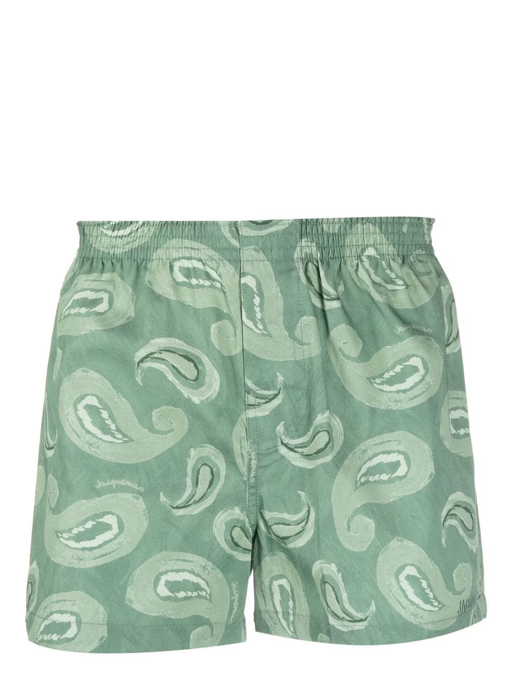 JACQUEMUS paisley-print swim shorts REVERSIBLE