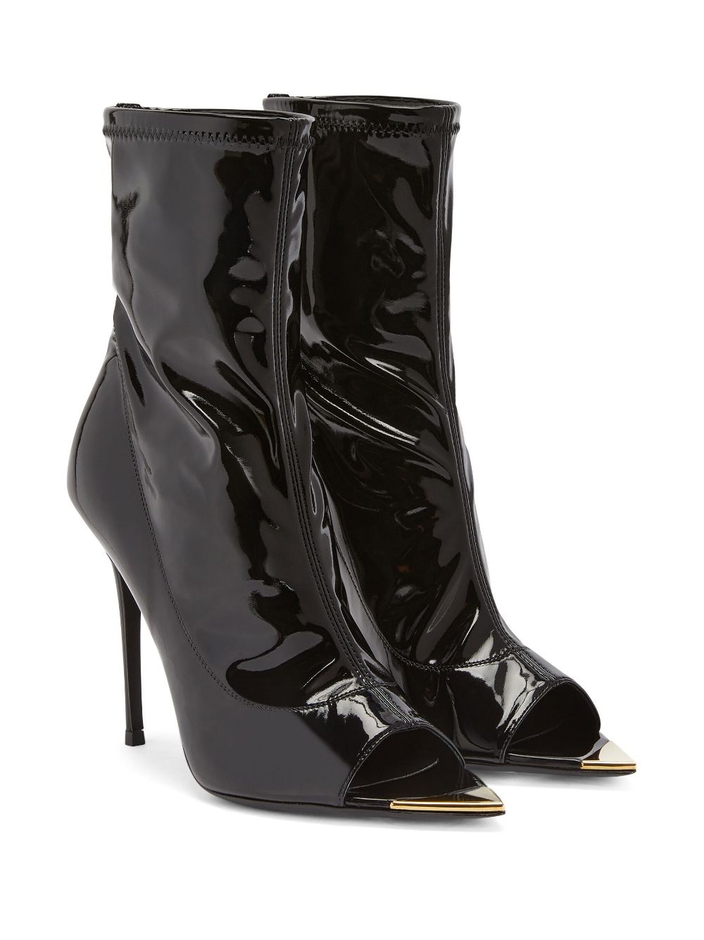 Intriigo 105mm open-toe boots - 2