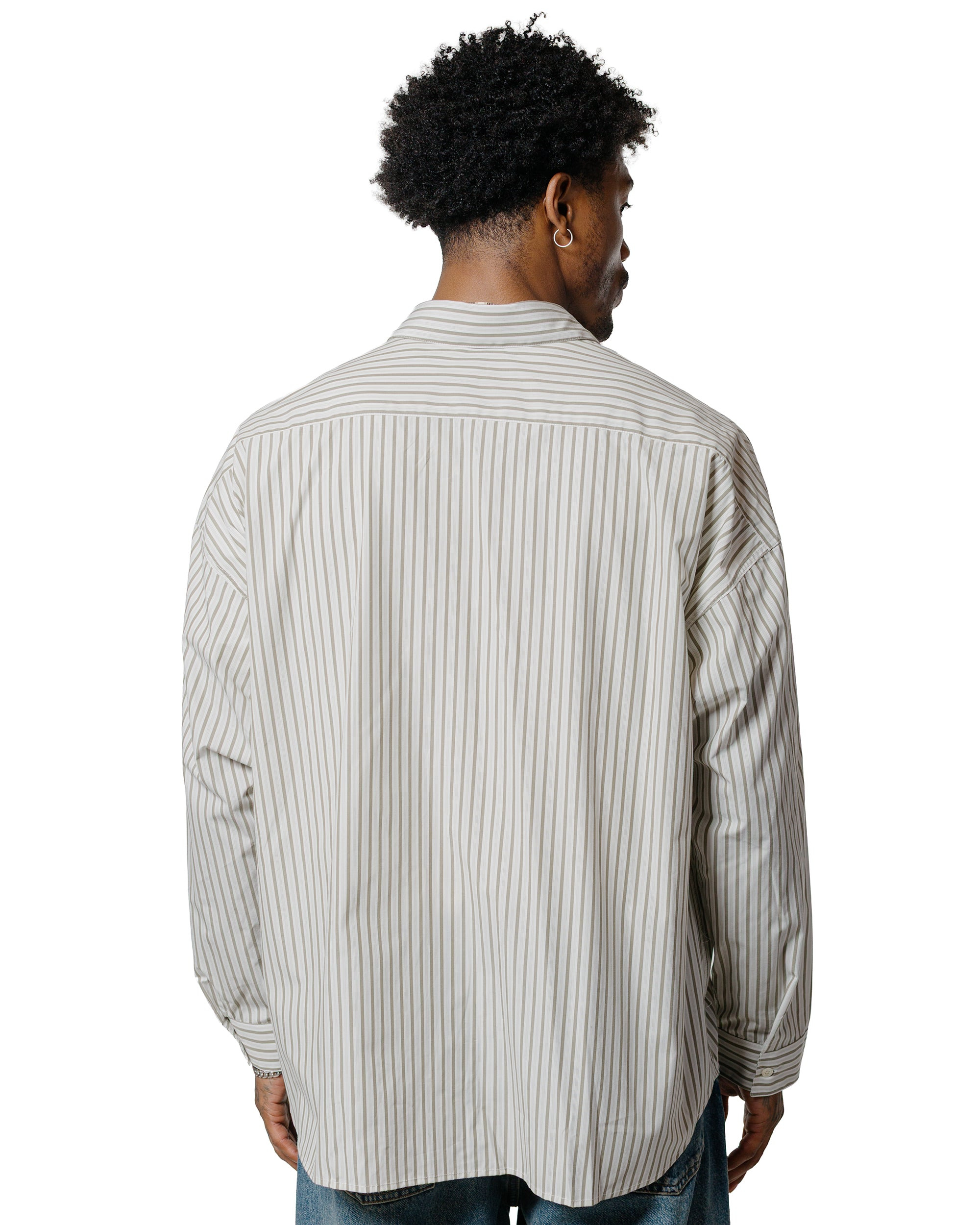 Stable Shirt Stripe Khaki - 3