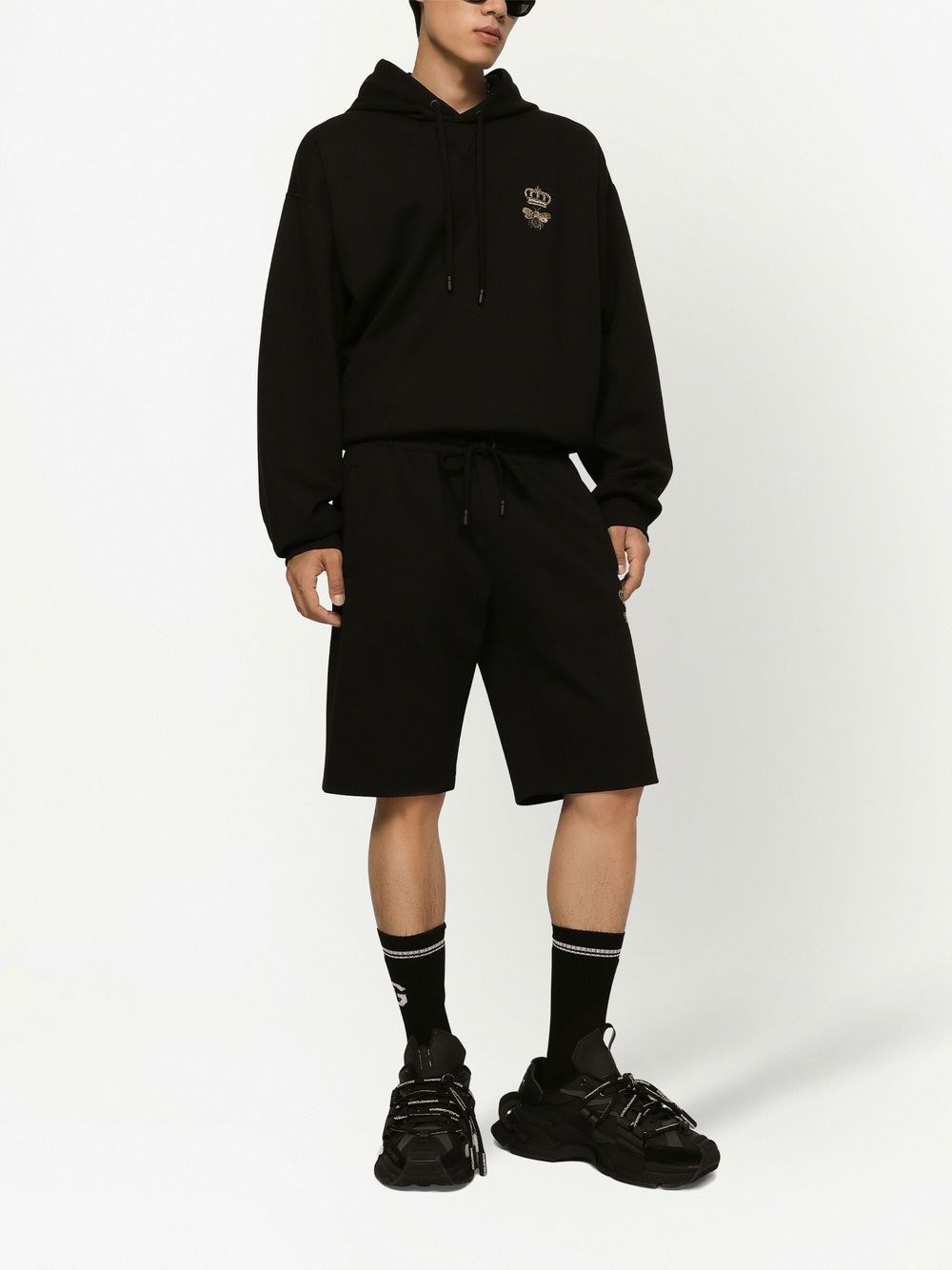 EMBROIDERED LOGO BERMUDA SHORTS - 3