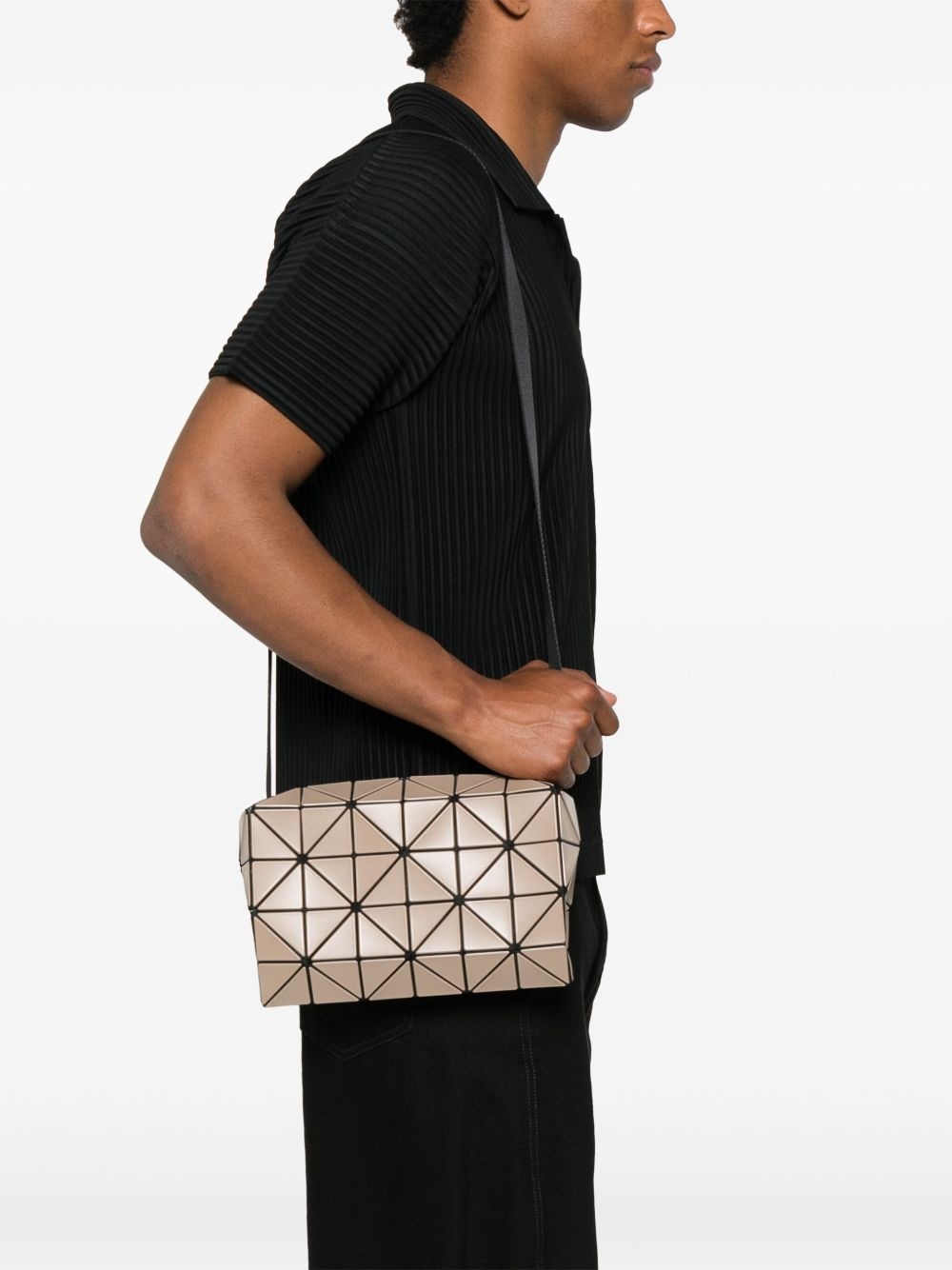 geometric-panel crossbody bag - 2
