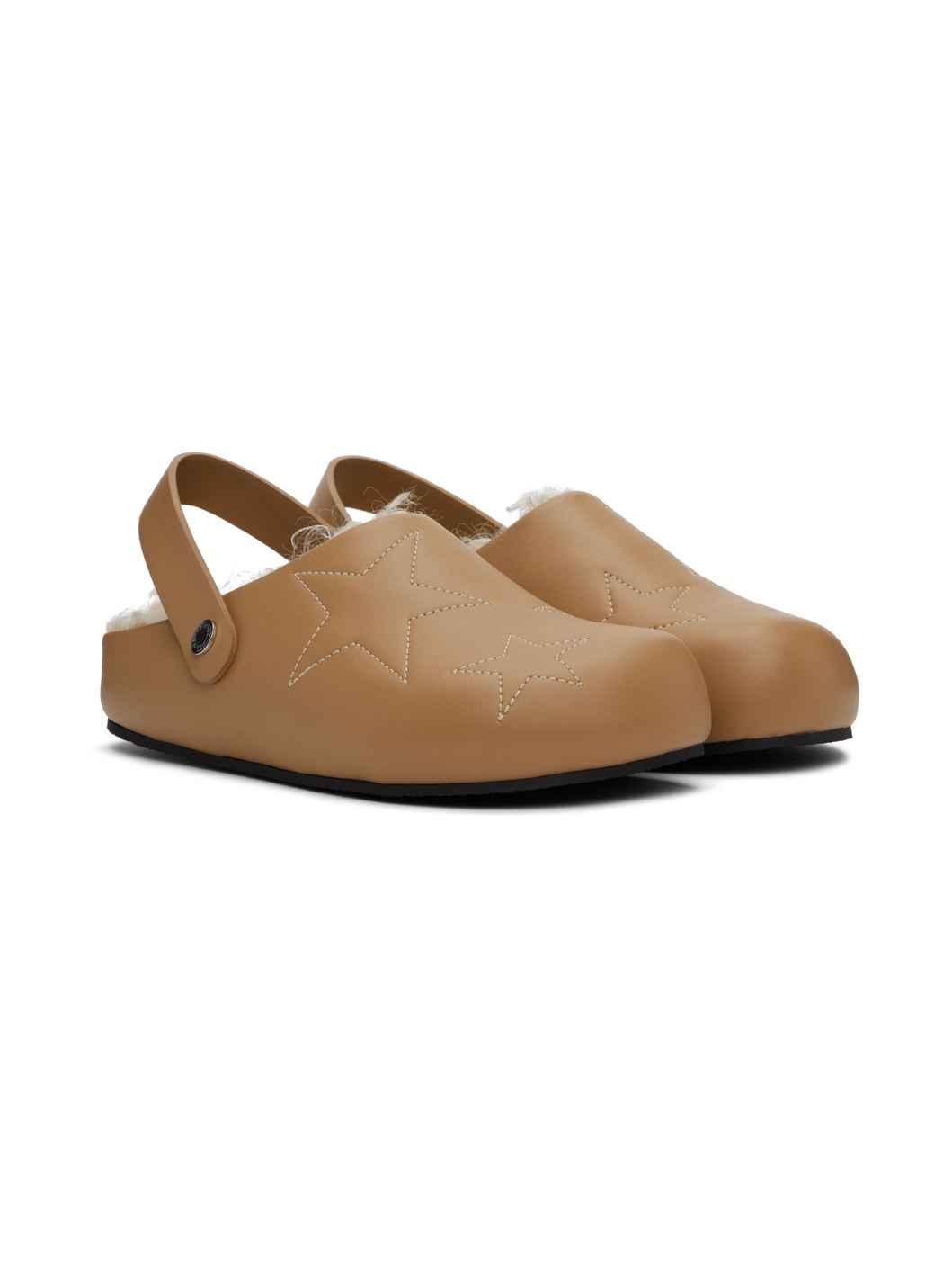 Tan Elyse Clogs - 4