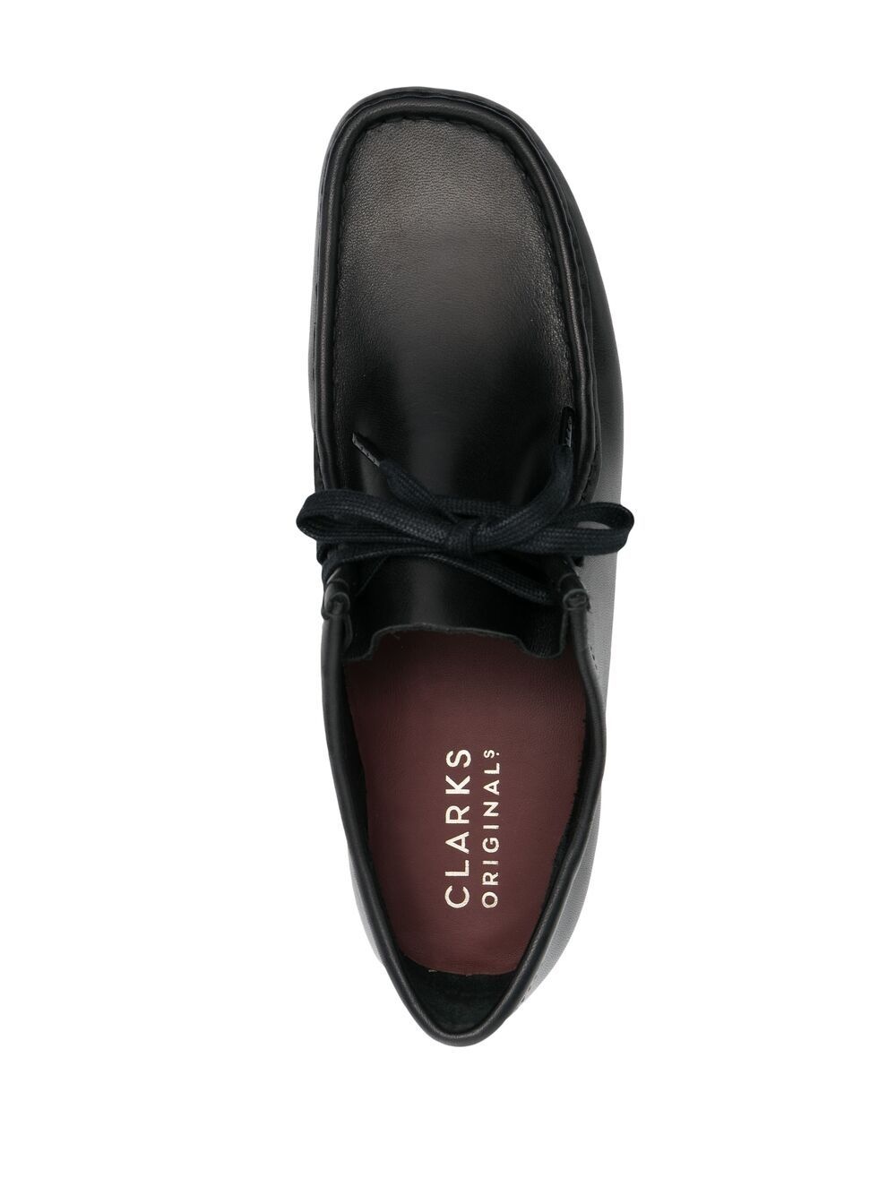 Wallabee leather lace-up boots - 4