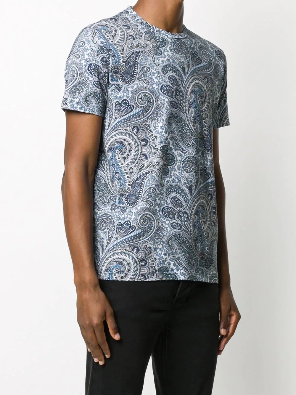 paisley-print short-sleeve T-shirt - 3