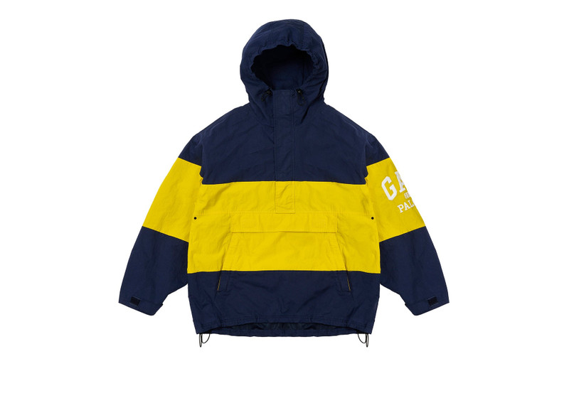 PALACE GAP WINDBREAKER BLUE / YELLOW - 1