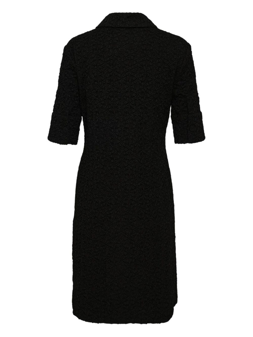 crew-neck midi dress - 2