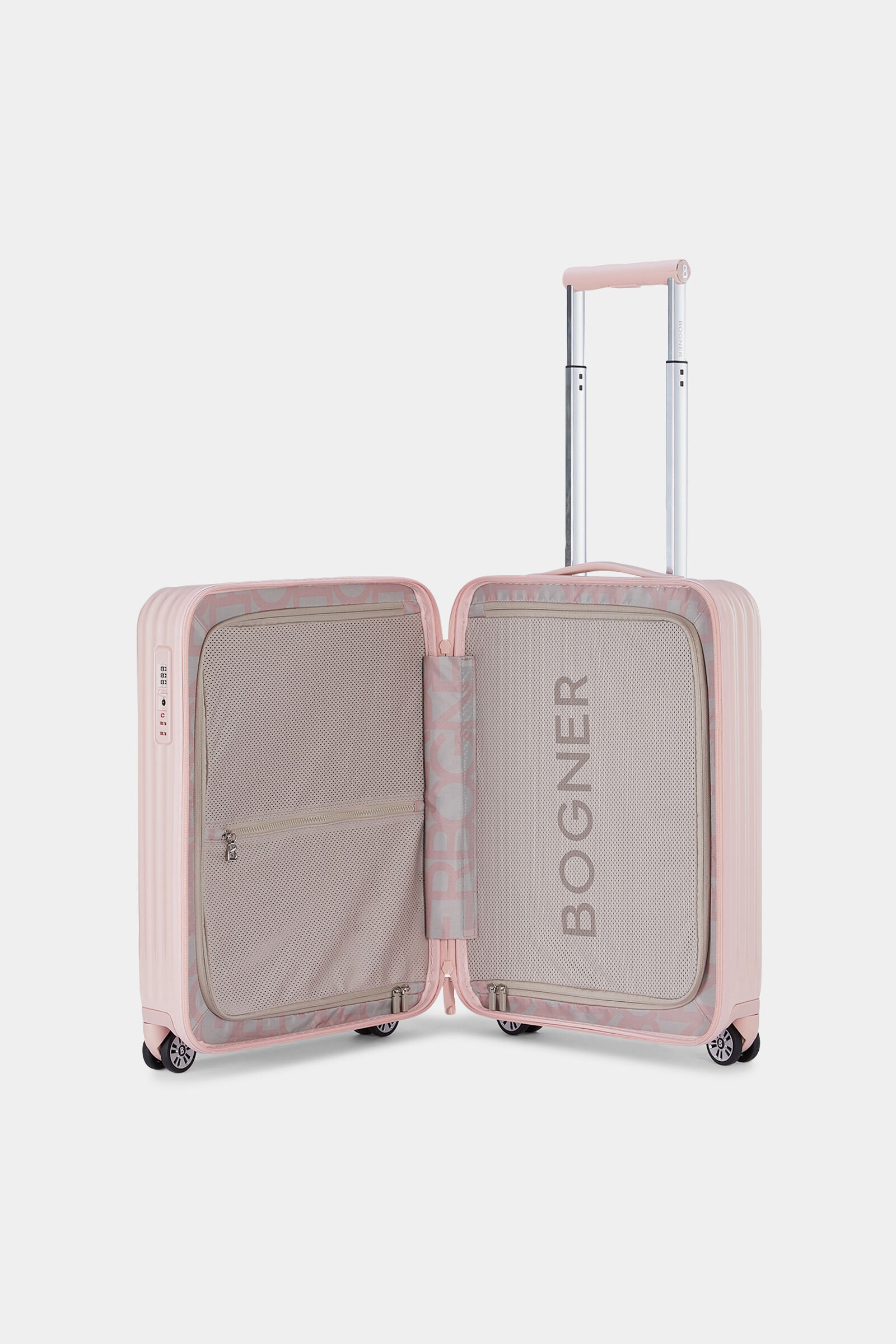 Piz small hard shell suitcase in Nude - 5