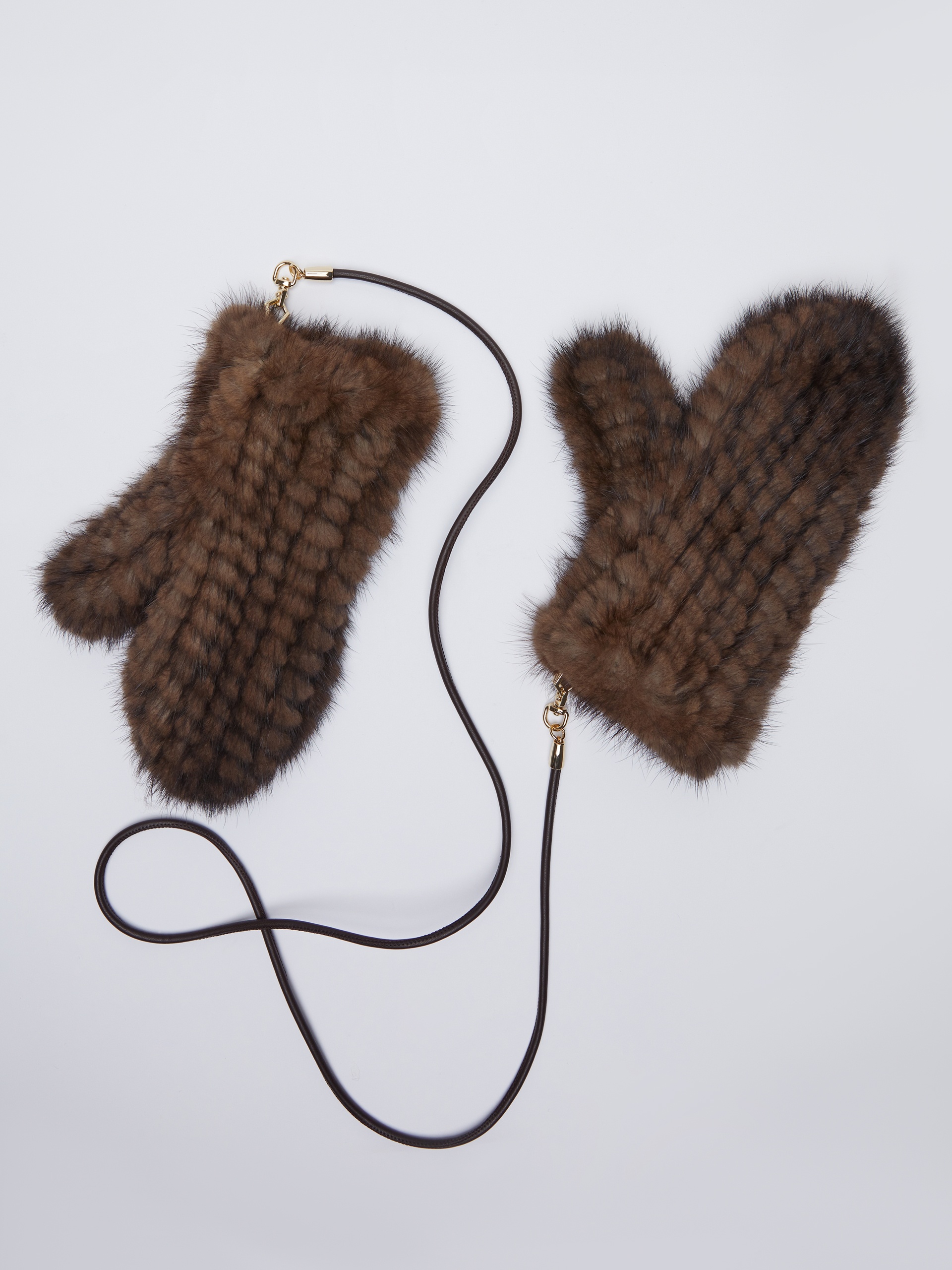 NEVADA Mink mittens - 1