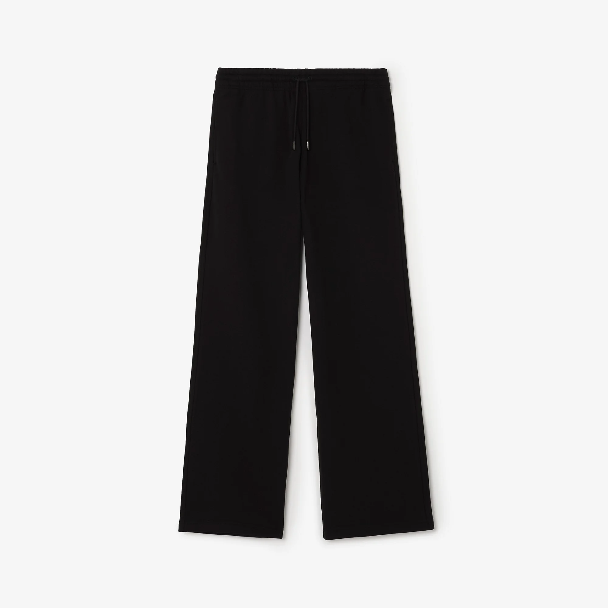 Check Label Cotton Track Pants - 1