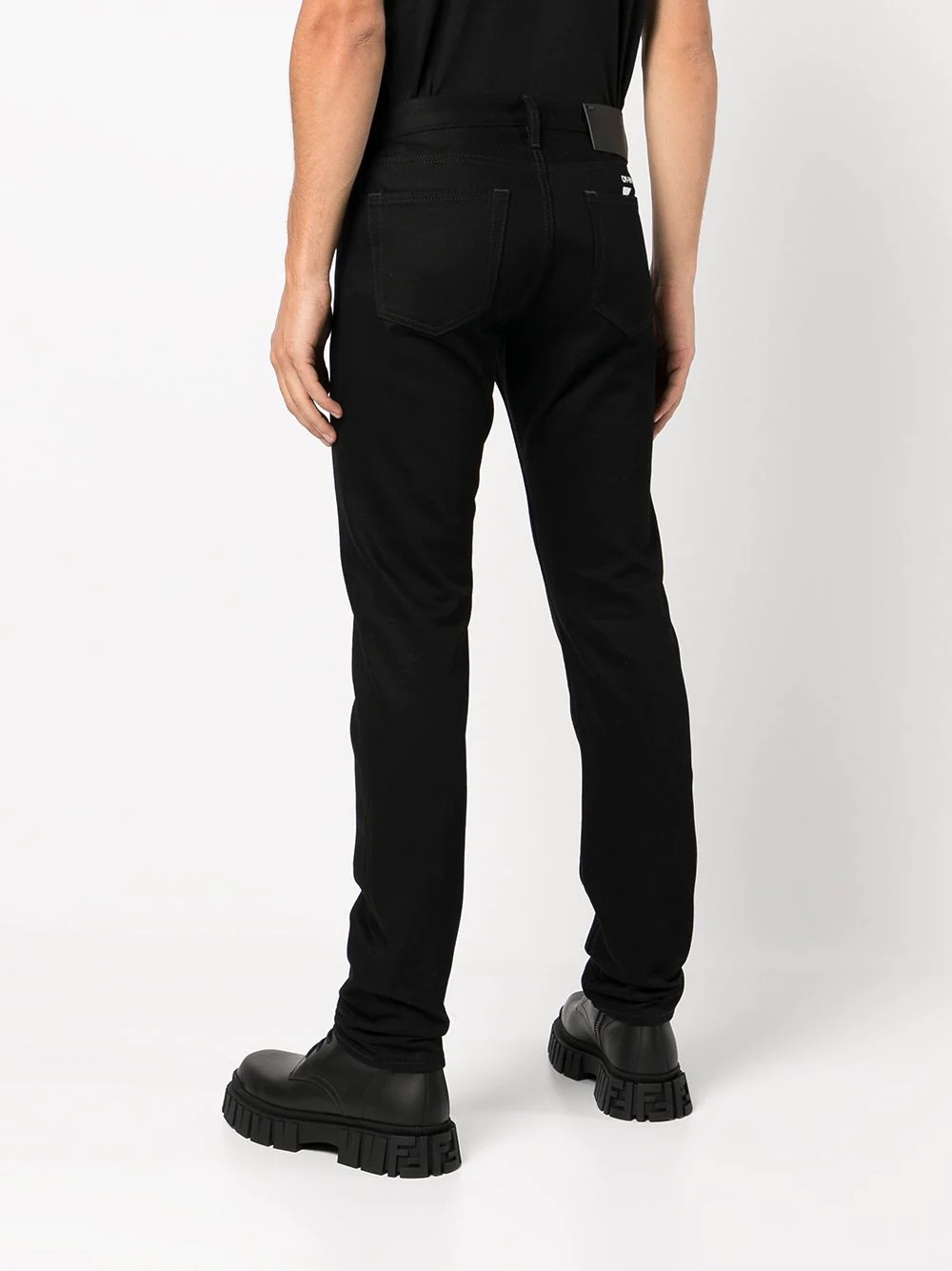 mid-rise slim jeans - 4