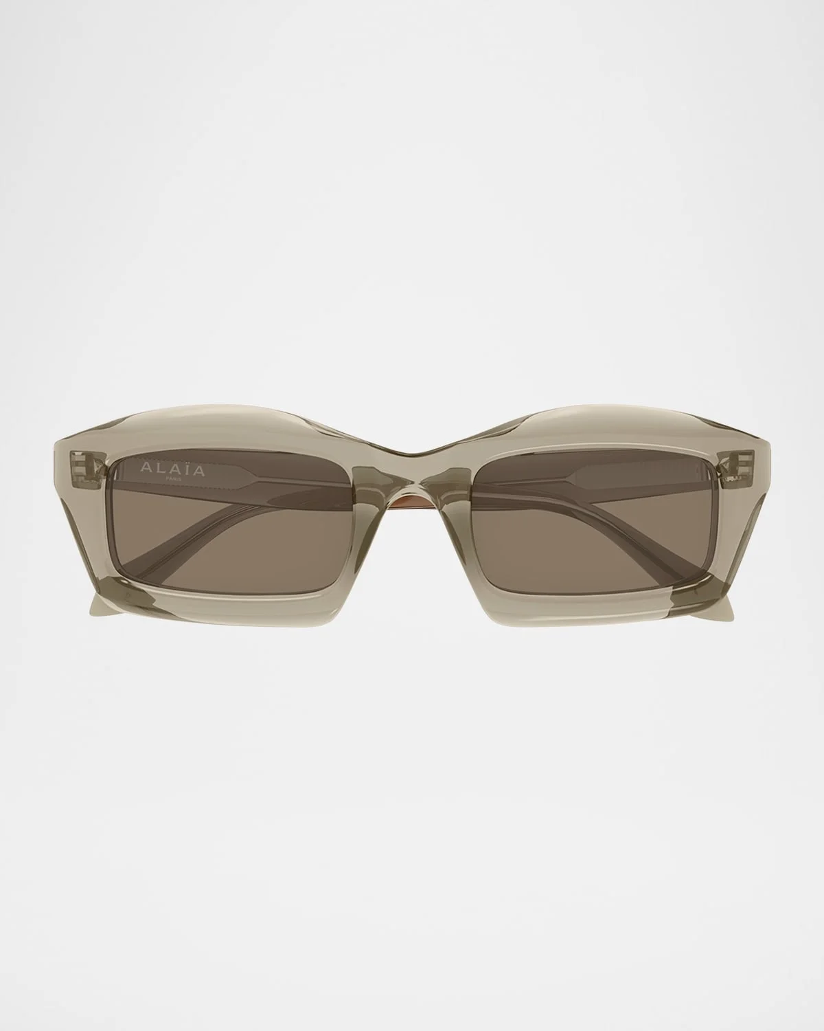 Rectangle Acetate Sunglasses - 1