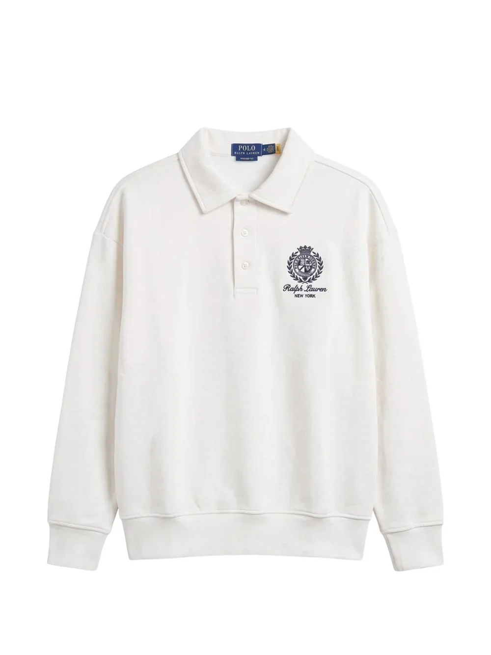 logo-embroidered polo shirt - 1