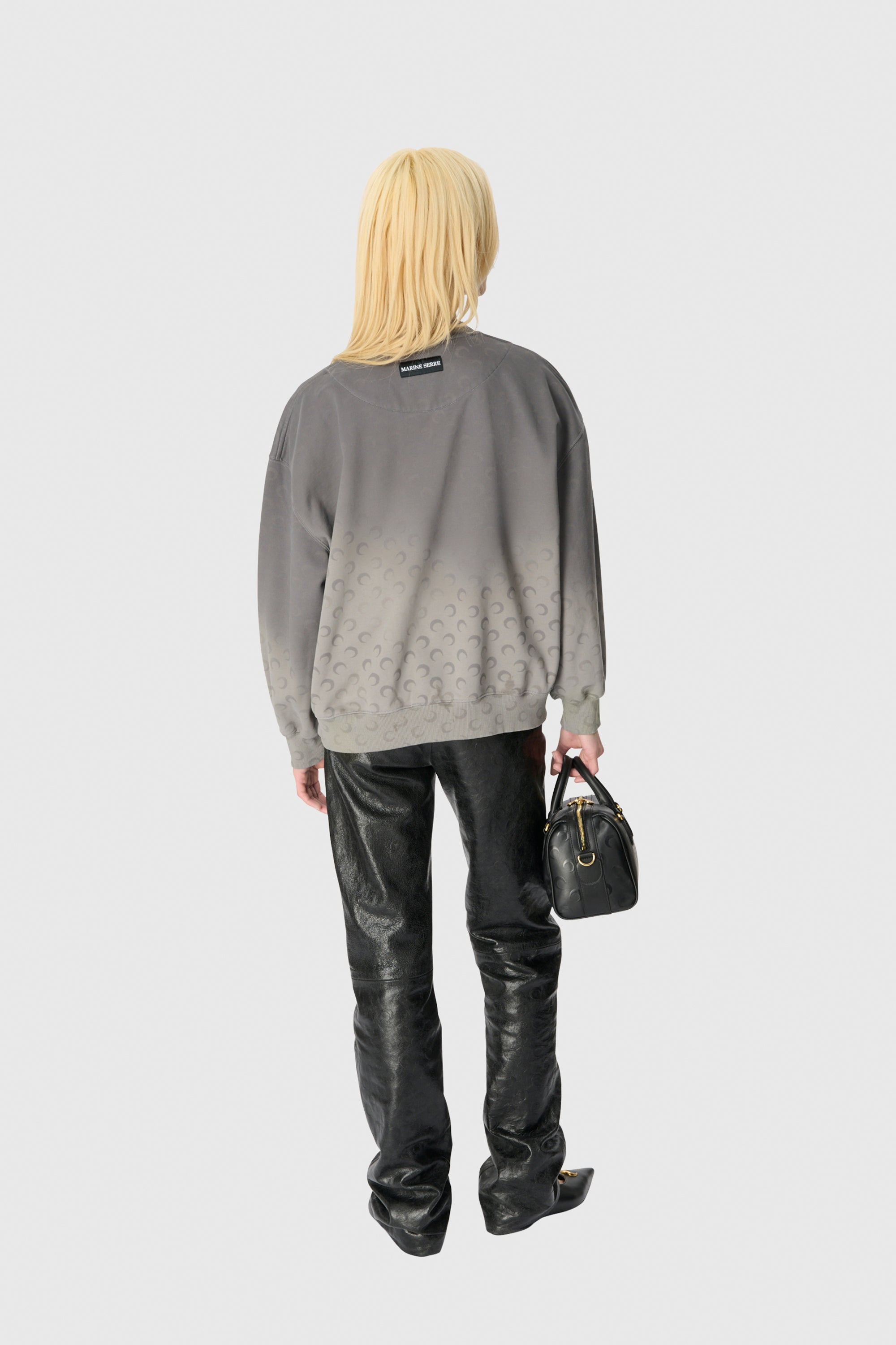 Faded Moon Fleece Relaxed Sweatshirt - 3