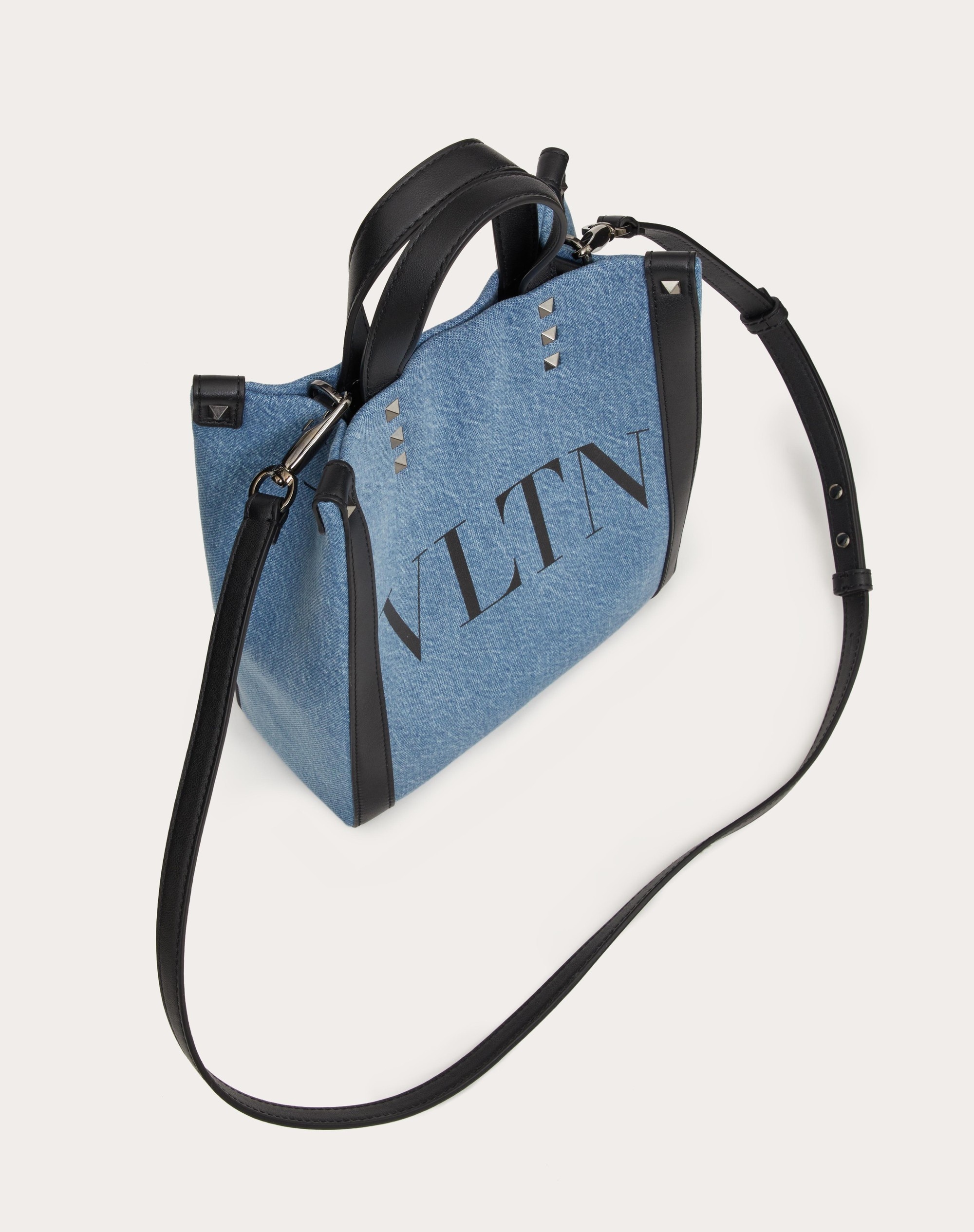 MINI VLTN DENIM SHOPPER - 5
