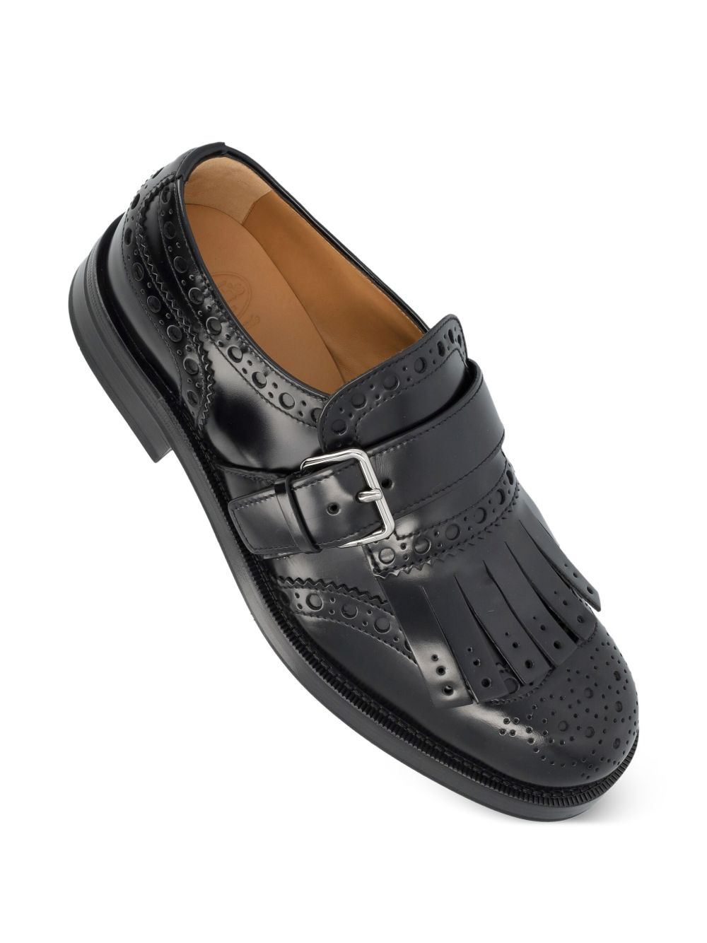 fringe buckle Oxford shoes - 4