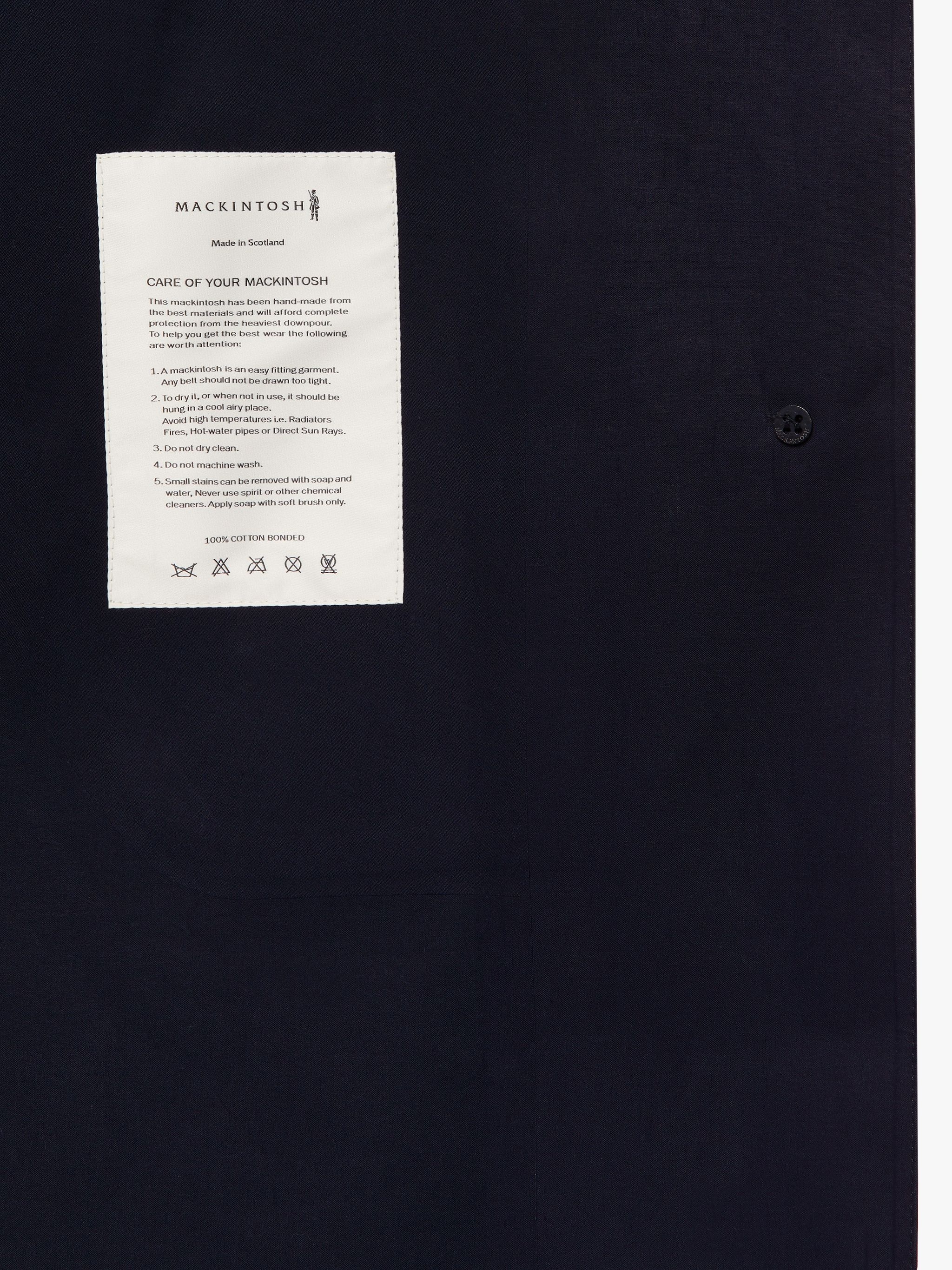 WATTEN NAVY BONDED COTTON HOODED COAT | LR-1023 - 6