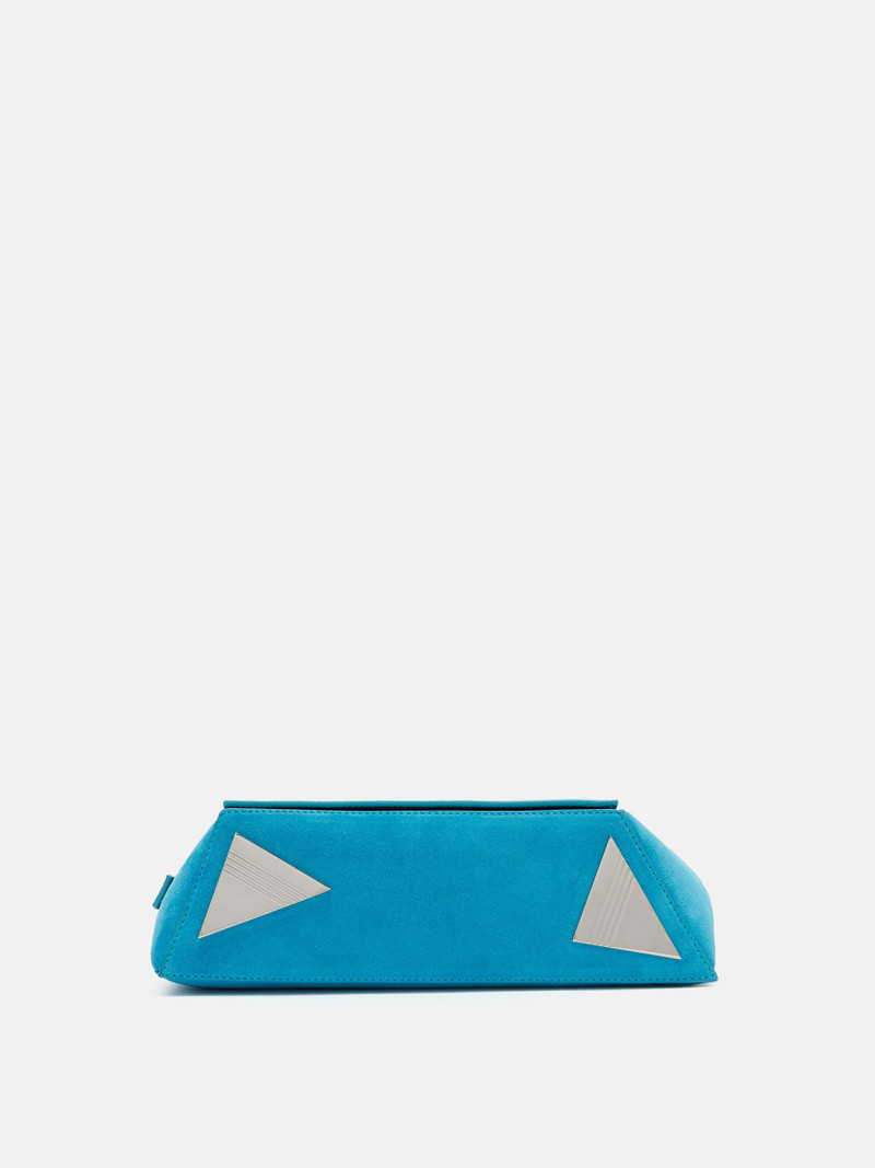THE ATTICO ''7/7'' TURQUOISE SHOULDER BAG outlook