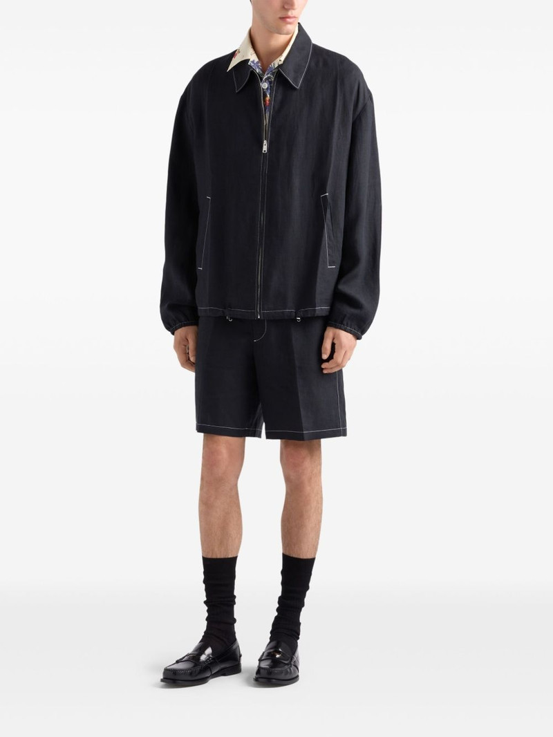 Prada cotton blouson jacket outlook