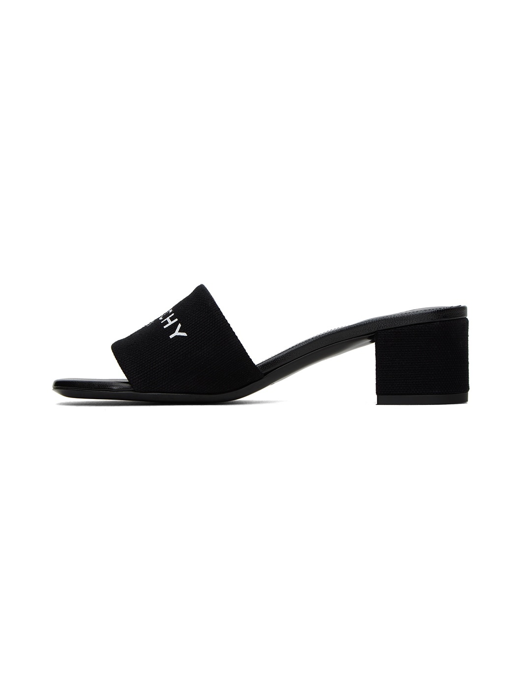 Black 4G Heeled Sandals - 3